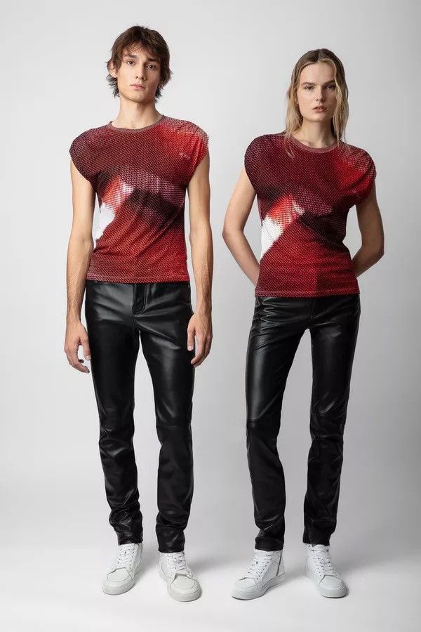 Zadig & Voltaire !DS! SS23 Zadig & Voltaire Adele Bouche Smoke Red Tank Top Size US S / EU 44-46 / 1 - 4 Thumbnail