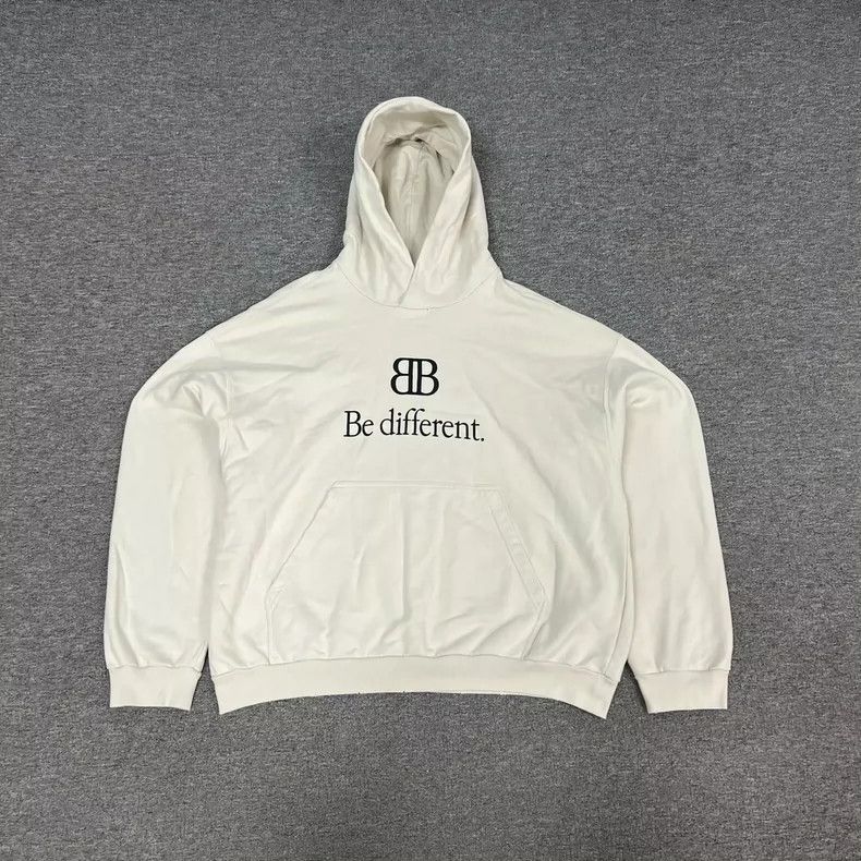 Balenciaga Balenciaga Double b embroidered letter hooded sweater Size US L / EU 52-54 / 3 - 1 Thumbnail