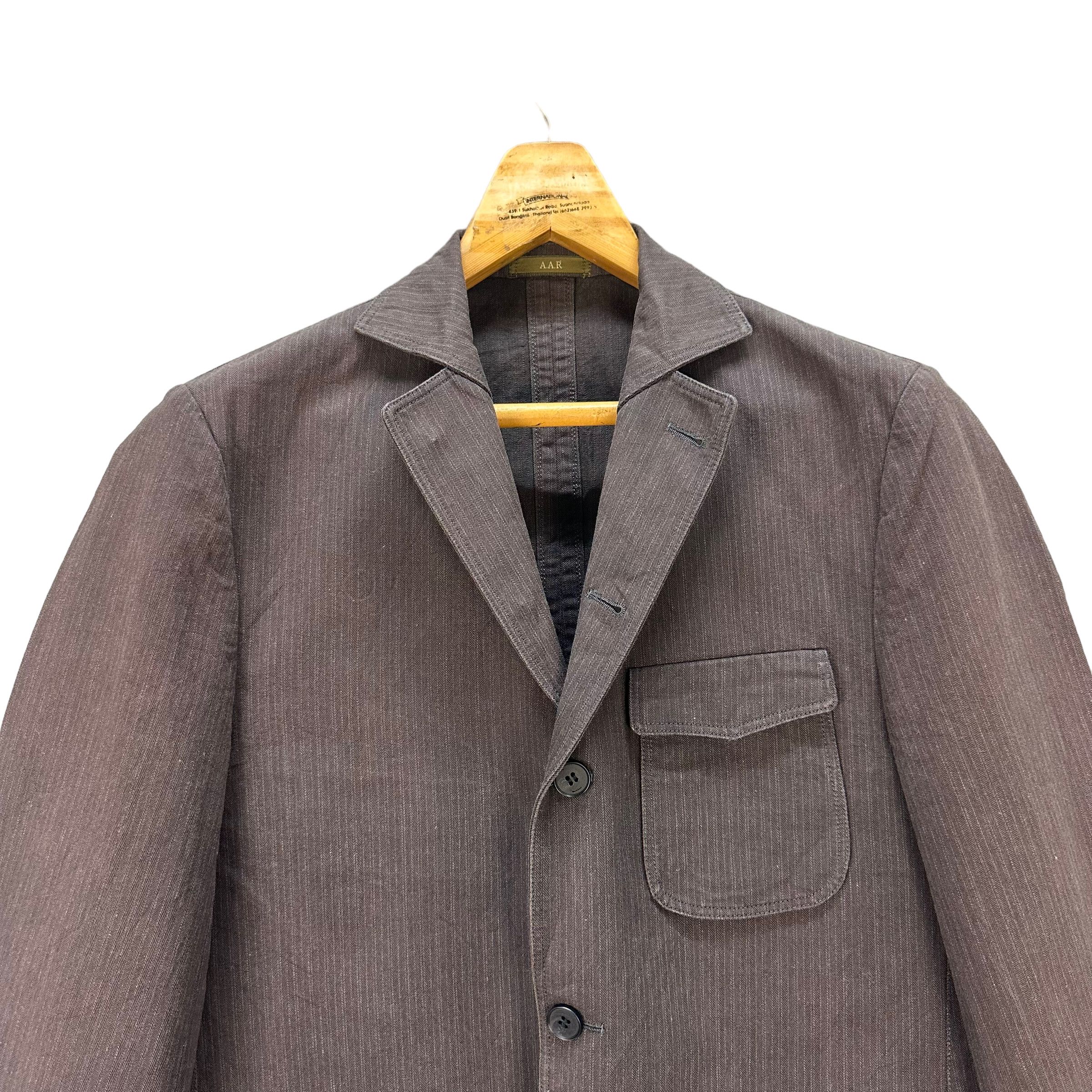Yohji Yamamoto AAR YOHJI DESIGN STUDIO CASUAL JACKET #7929-190 Size US XL / EU 56 / 4 - 2 Thumbnail
