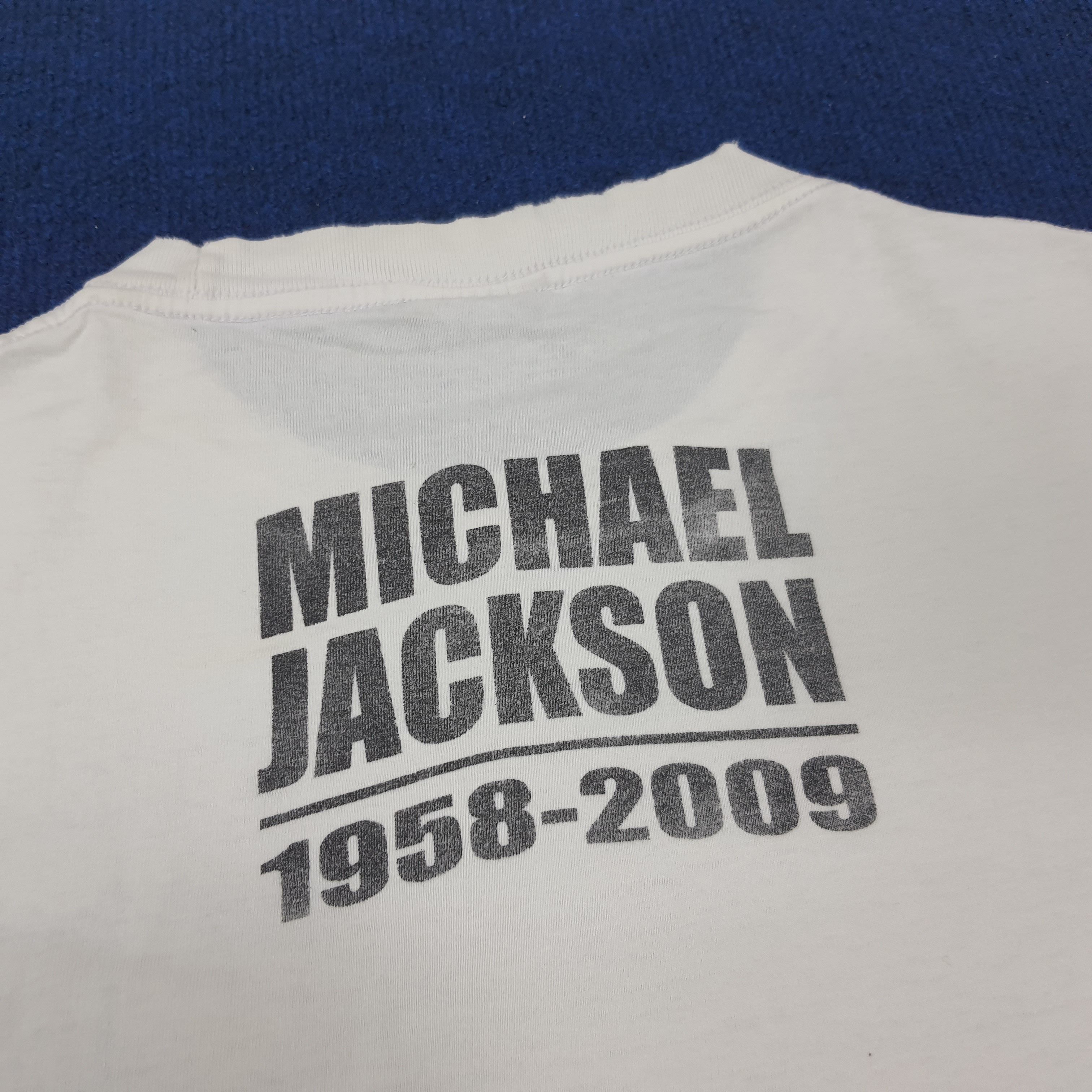 Michael Jackson × Vintage Vintage Michael Jackson Number One Pop Singer Tshirt Size US L / EU 52-54 / 3 - 4 Thumbnail