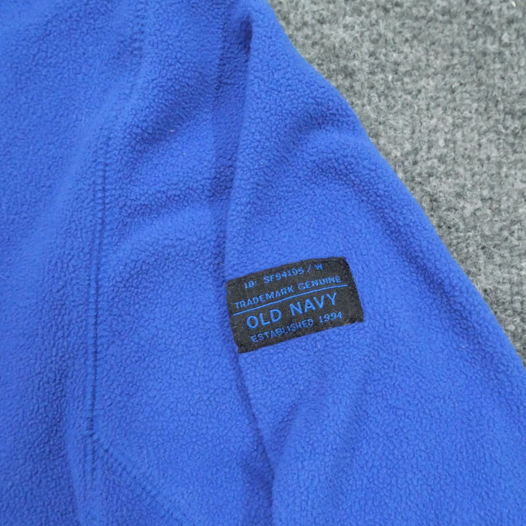 Old Navy VINTAGE Old Navy Sweatshirt Adult XL Blue 1/4 Zip Fleece Mock Neck Pullover Mens XL Regular Logo 90s? Size US XL / EU 56 / 4 - 2 Thumbnail