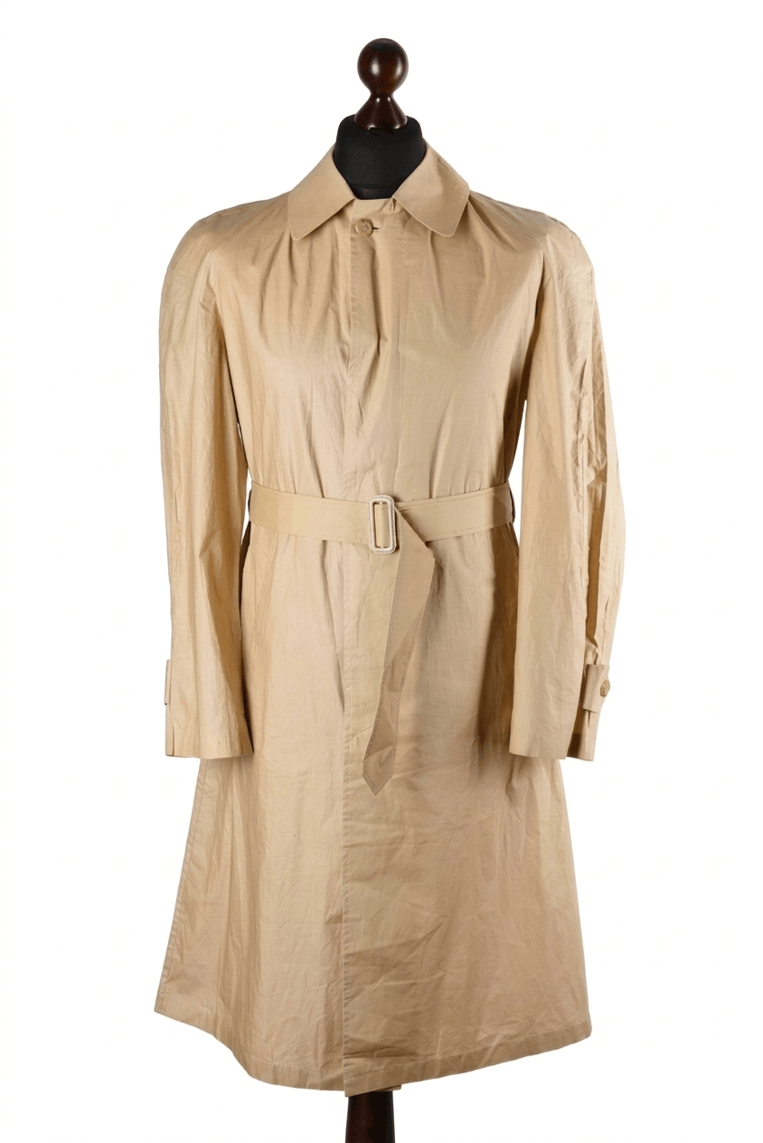 Herno Women's Herno Vintage Cotton Trench Coat Beige Size XL Size XL / US 12-14 / IT 48-50 - 1 Thumbnail