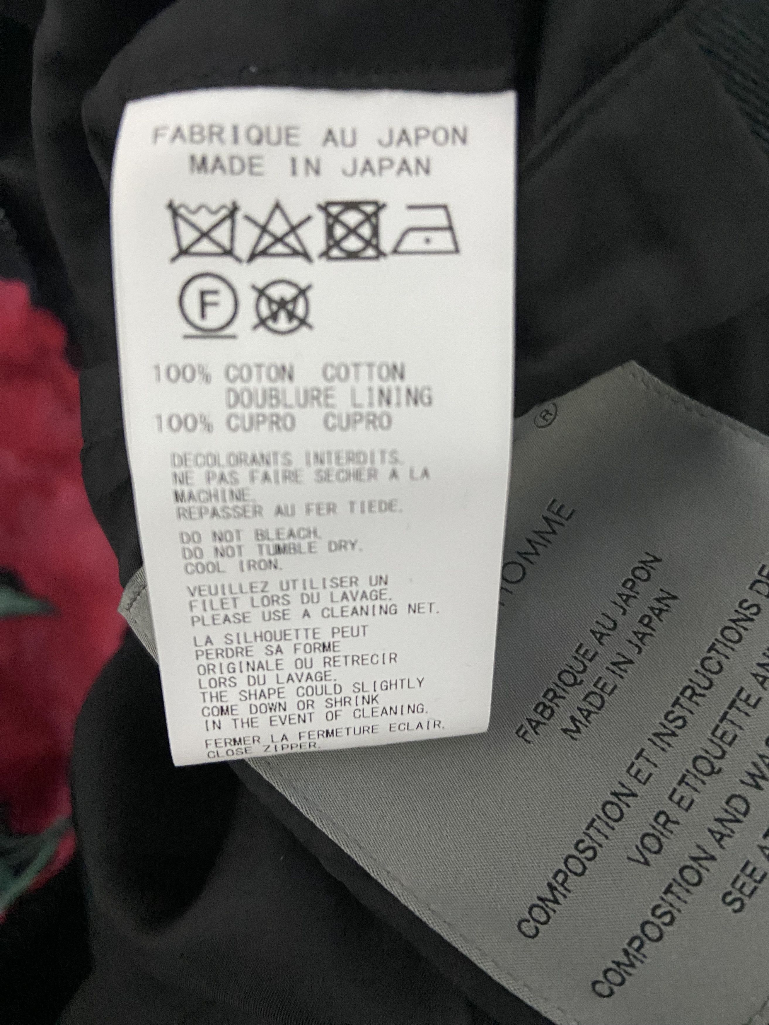 Yohji Yamamoto Yohji Yamamoto 96ss Red Flower replica Jacket Size US L / EU 52-54 / 3 - 5 Thumbnail