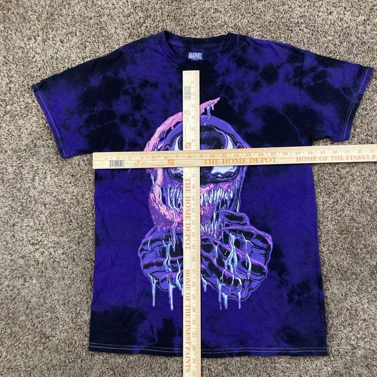 Marvel Comics Marvel Purple Tie Dye Venom Shirt Size US S / EU 44-46 / 1 - 4 Thumbnail