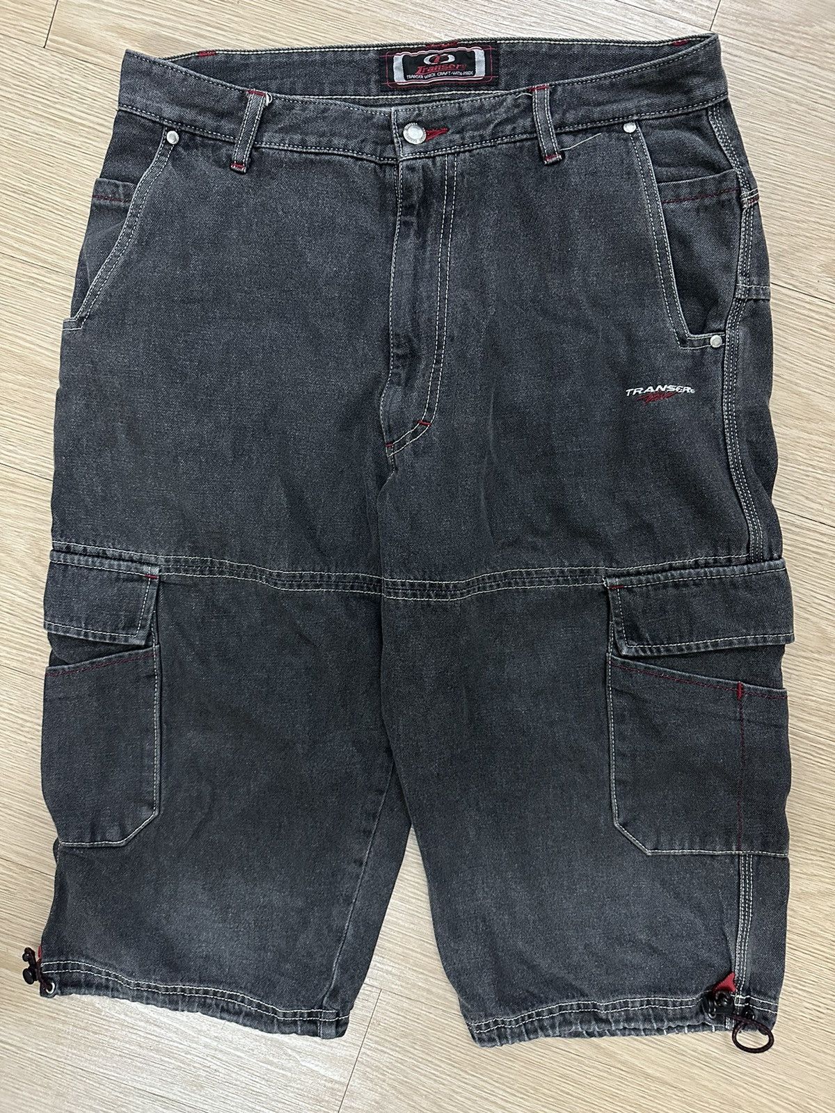Ecko Unltd. × JNCO × Southpole Vintage Transer Skate Denim Baggy Jorts Jeans Jnco Y2K Style Size US 32 / EU 48 - 3 Thumbnail