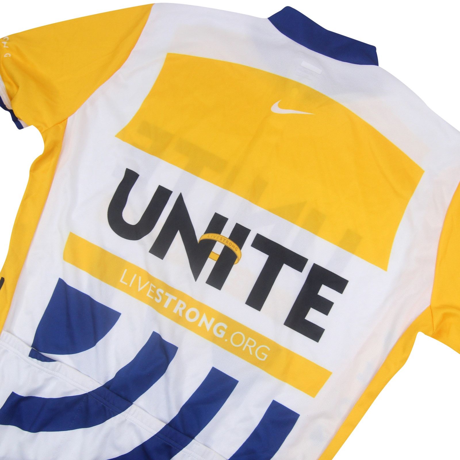 Nike × Vintage Vintage Nike Livestrong Unite Cycling Jersey Size US XXL / EU 58 / 5 - 9 Thumbnail