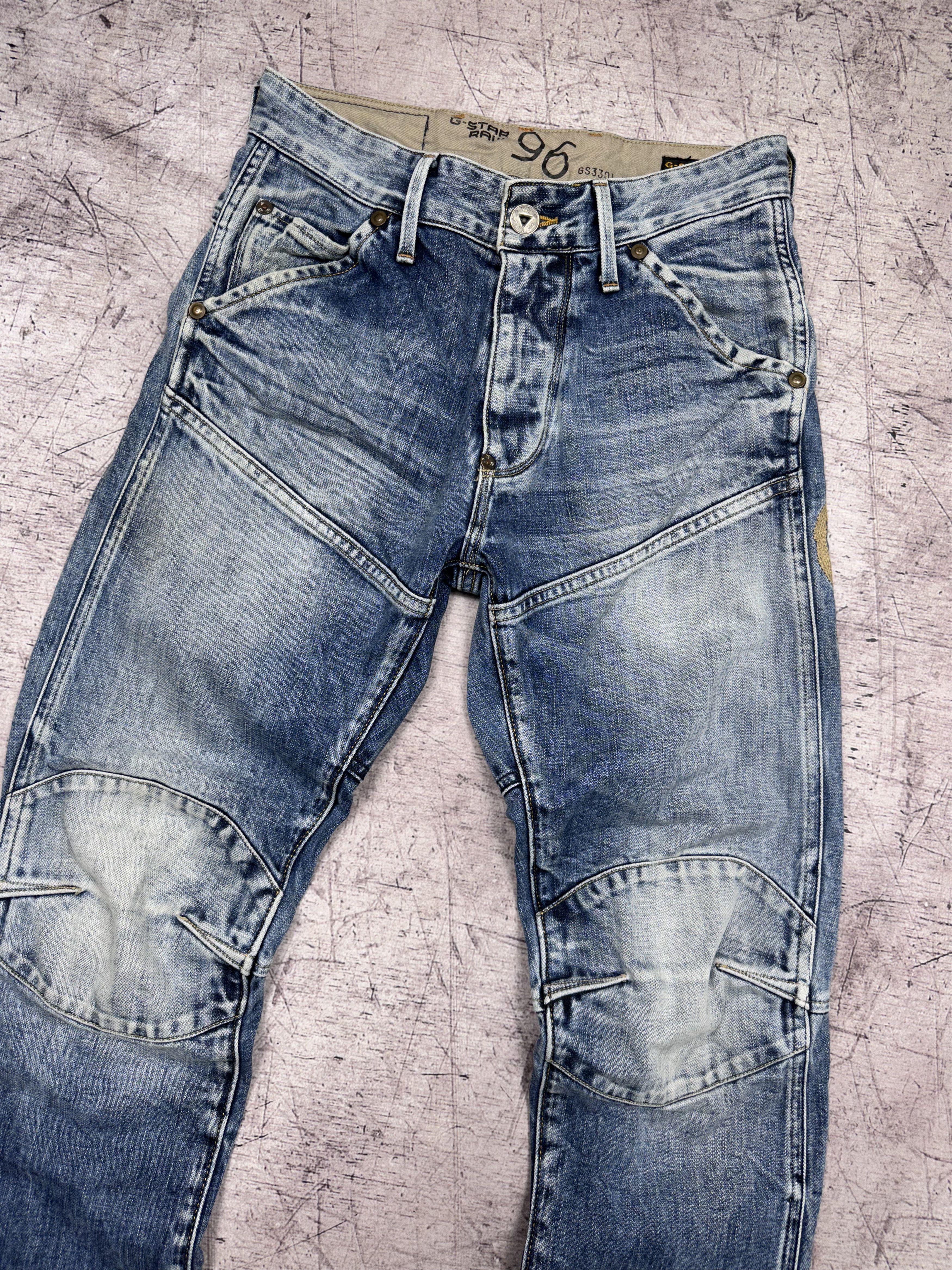 G-Star × Vintage G Star Raw Vintage Mens Denim Pants Double Knee Jeans Size US 28 / EU 44 - 5 Thumbnail