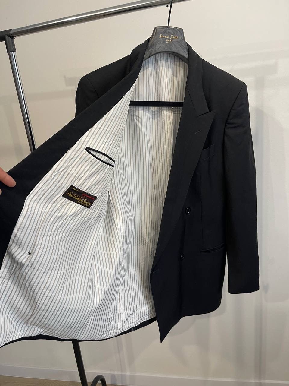 Vitale Barberis Canonico Vitale Barberis Canonico Double-Breasted Blazer Jacket 40R Size 42R - 4 Thumbnail