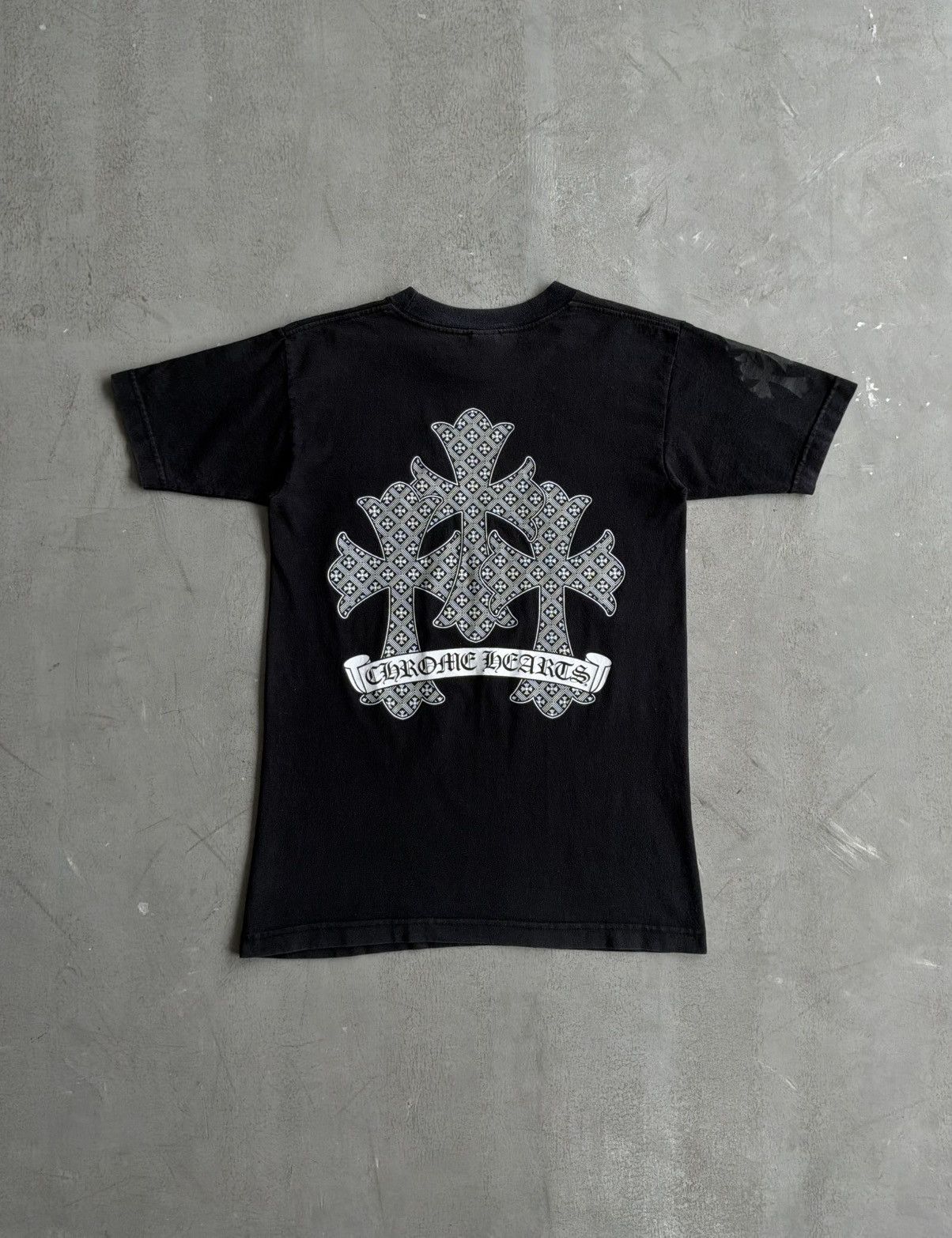 Chrome Hearts Vintage Chrome - Triple Cross Monogram Tee Size US S / EU 44-46 / 1 - 1 Thumbnail