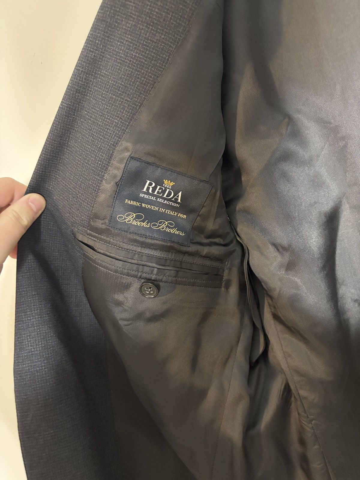 Brooks Brothers Brooks Brothers 1818 Regent Fit Suit Wool Reda Italy 40L Size 40L - 3 Thumbnail