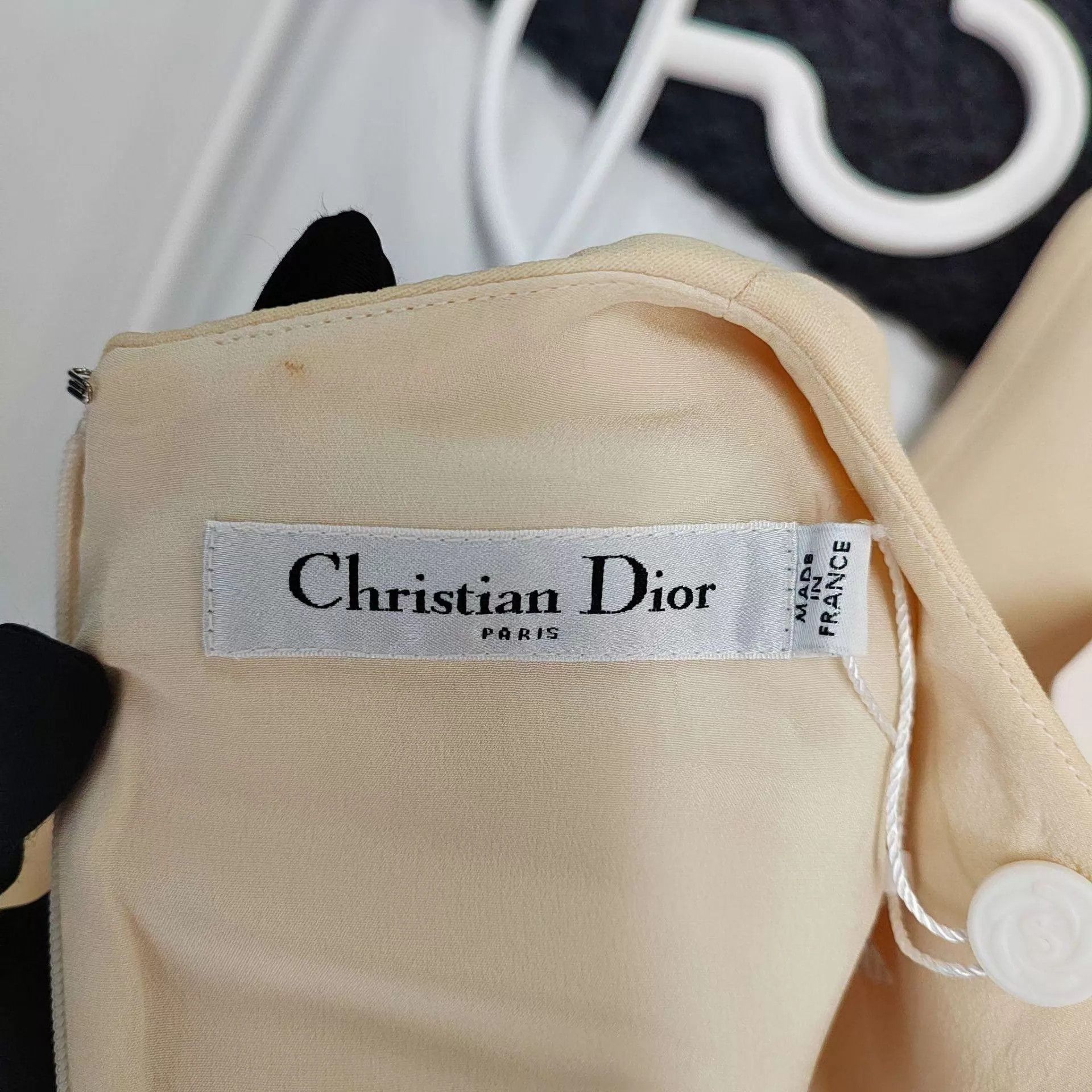 Dior Dior Light Yellow Roundneck Dress 36 95 New Size XS / US 0-2 / IT 36-38 - 3 Thumbnail