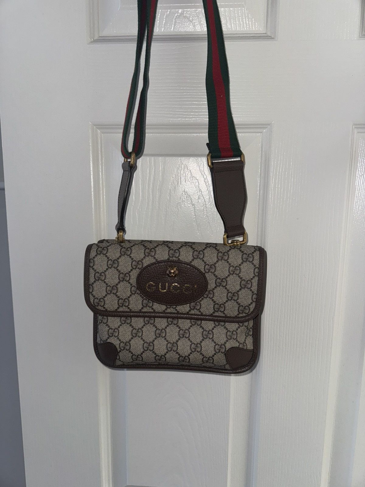 Gucci Gucci Supreme Web Neo Vintage Double Flap Messenger Bag Size ONE SIZE - 2 Thumbnail
