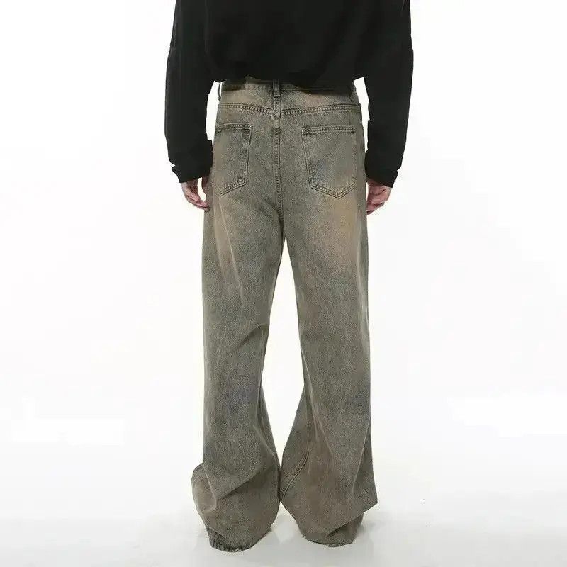Japanese Brand Streetwear Washed Blue Wide Leg Jeans Trousers Y2k Size US 30 / EU 46 - 3 Thumbnail