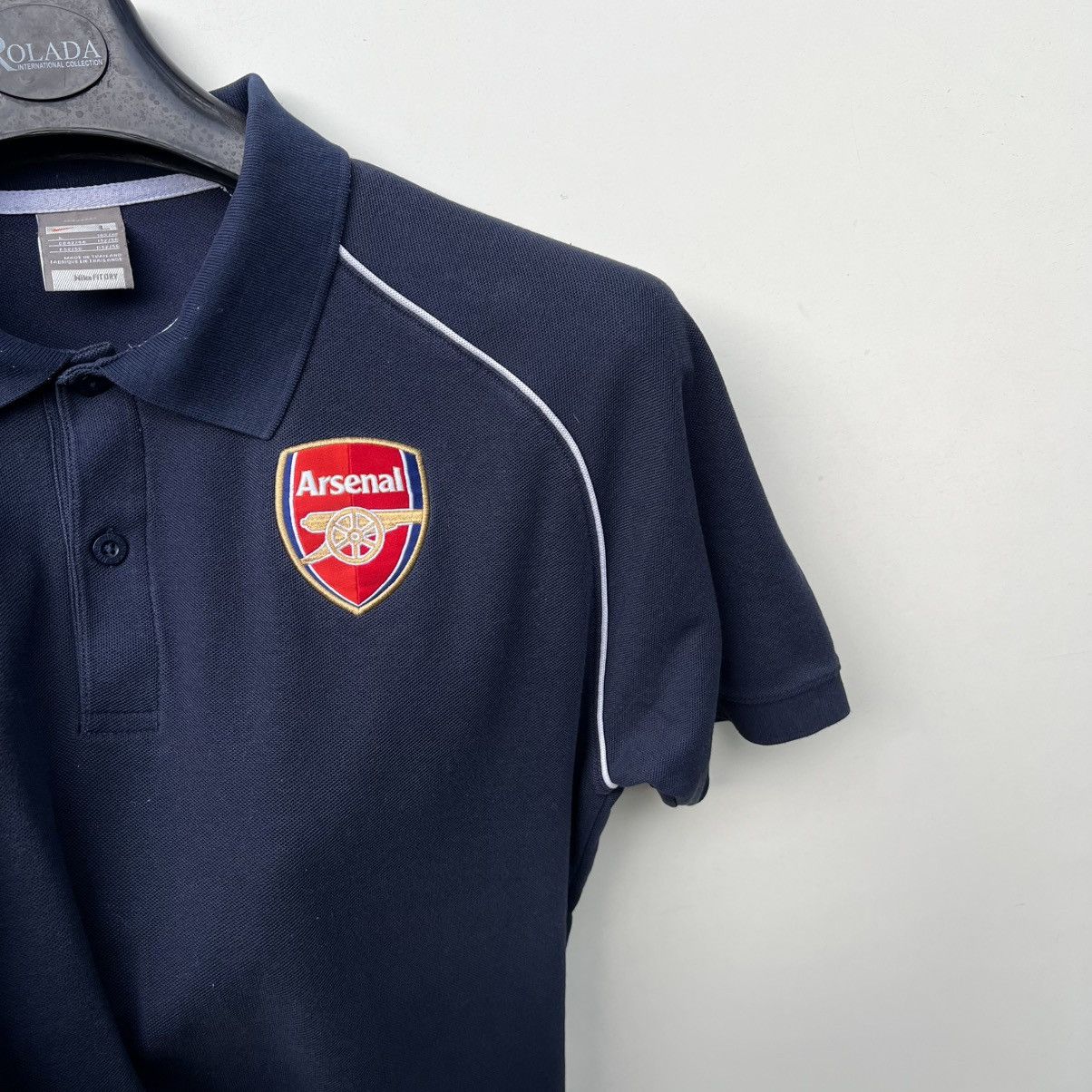 Nike Vintage Nike Arsenal Football Shirt Polo Soccer Jersey Size US L / EU 52-54 / 3 - 3 Thumbnail