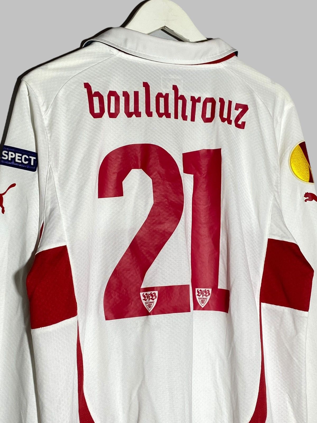 Puma #21 Boulahrouz Stuttgart League Europe Soccer Jersey Size US L / EU 52-54 / 3 - 22 Thumbnail