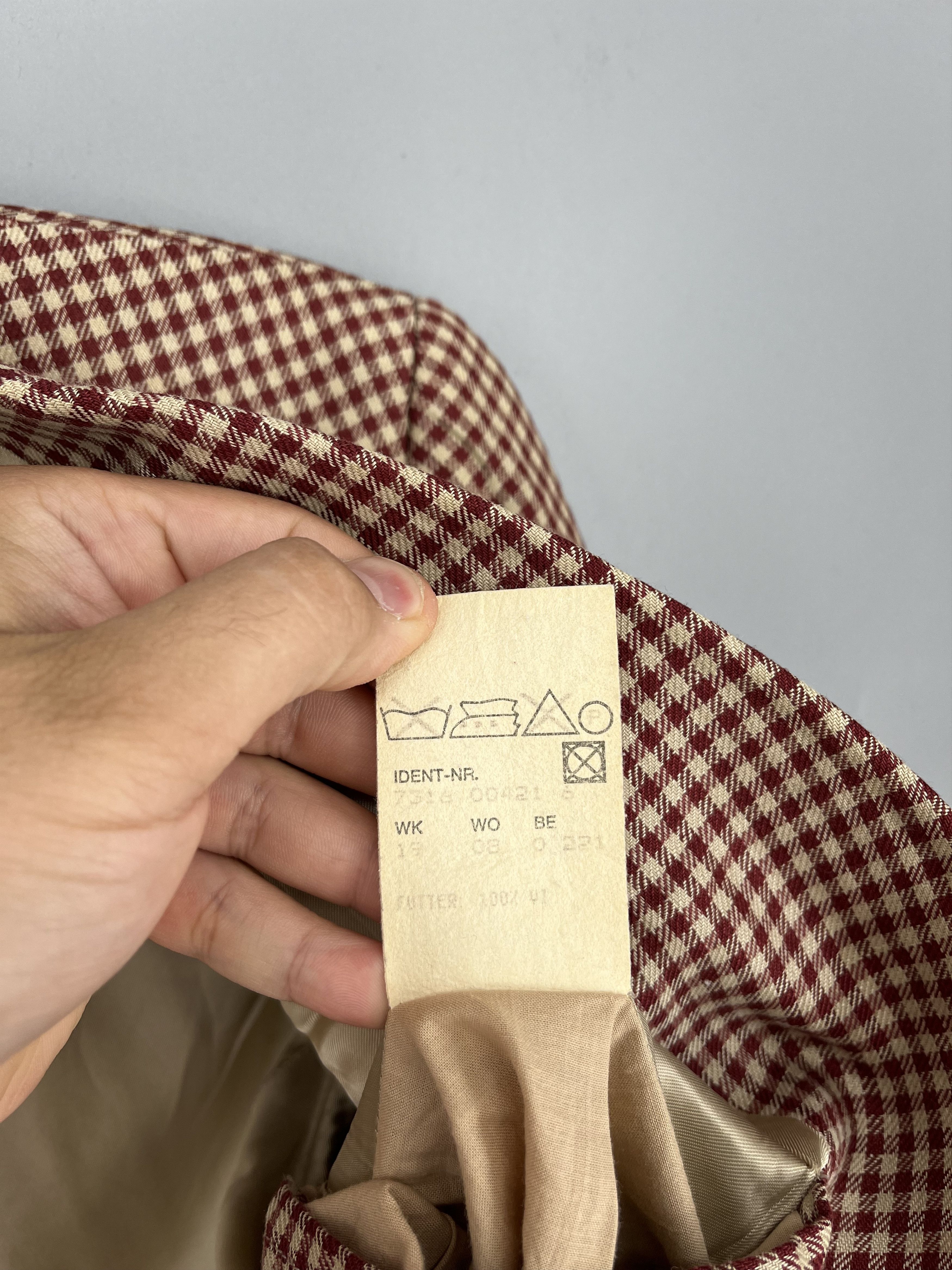 Hugo Boss Hugo Boss Vintage Linen Blazer 48 Solbiati Natural Kalkutta Size 48S - 10 Thumbnail