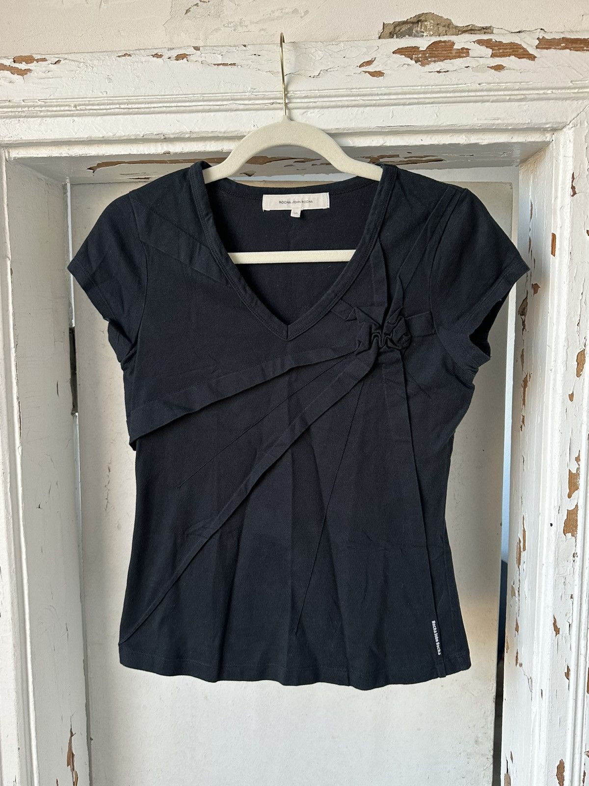 If Six Was Nine Vintage Black Top Size L / US 10 / IT 46 - 1 Thumbnail