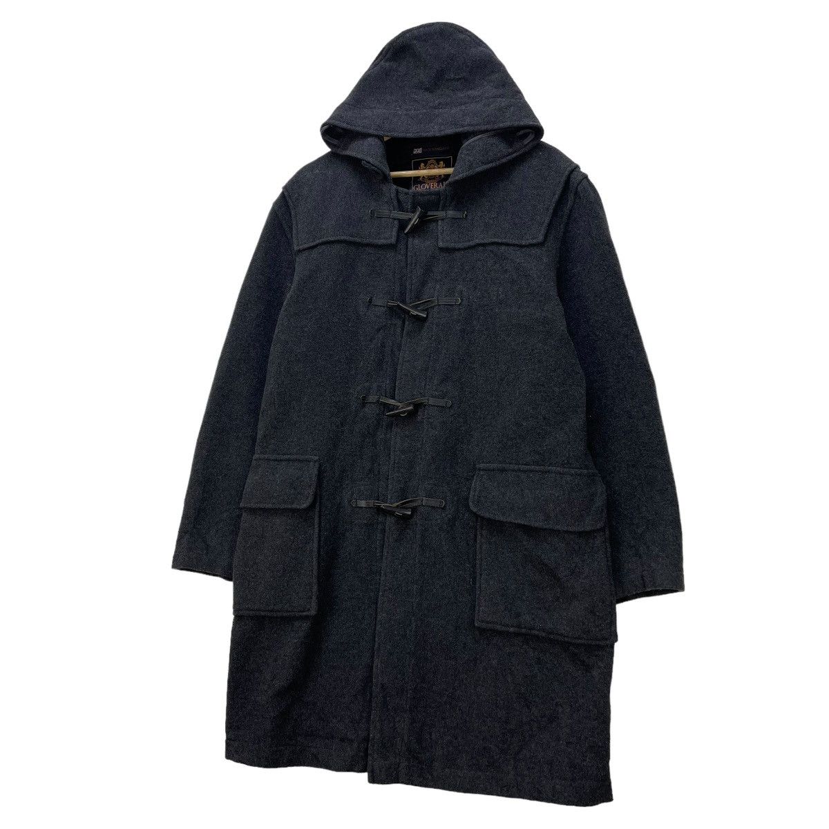 Designer × Gloverall 💥Vintage Gloverall Duffle Made In England Wool Warm Jacket Size US M / EU 48-50 / 2 - 2 Thumbnail