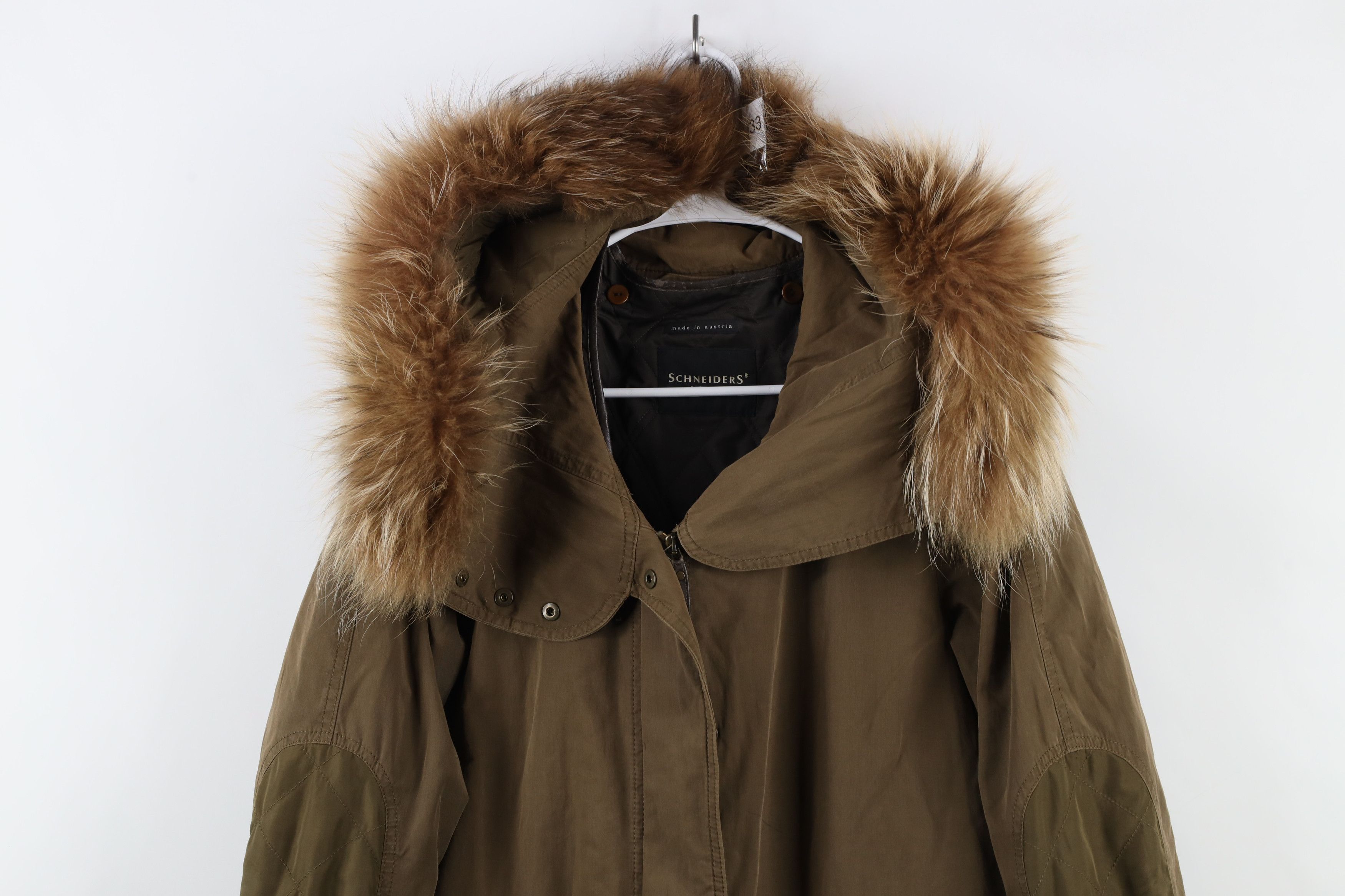 Vintage Vintage Schneiders Salzburg Trim Lined Hooded Parka Jacket Size L / US 10 / IT 46 - 2 Thumbnail