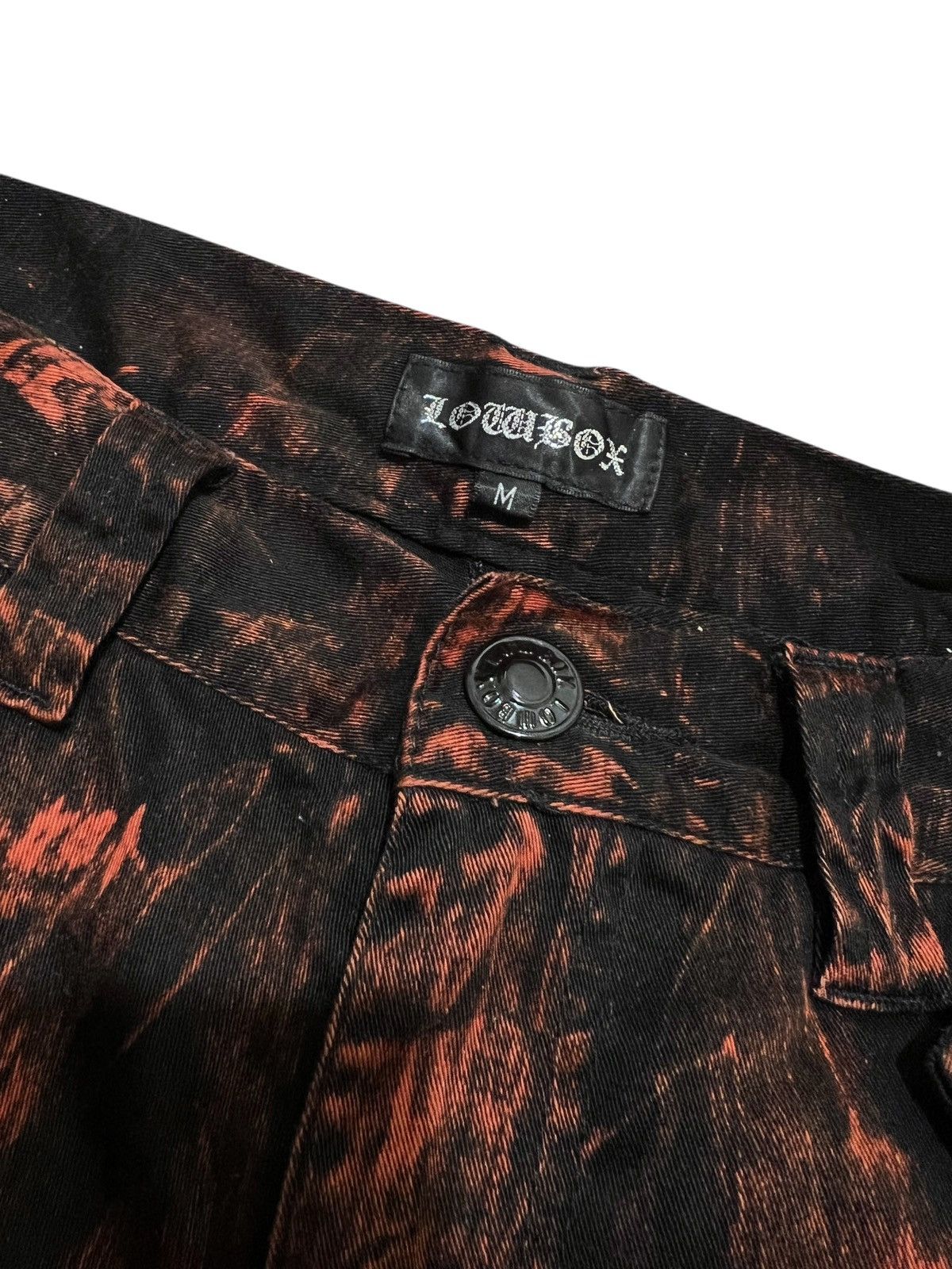 If Six Was Nine × Japanese Brand × Le Grande Bleu (L.G.B.) Lowbox flared multi cargo pants Size US 31 - 7 Thumbnail