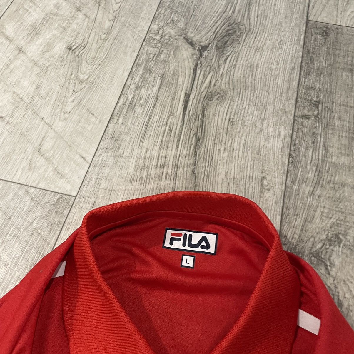 Fila × Vintage Retro fila stevenage borough red tee shirt bloke Size US L / EU 52-54 / 3 - 4 Thumbnail