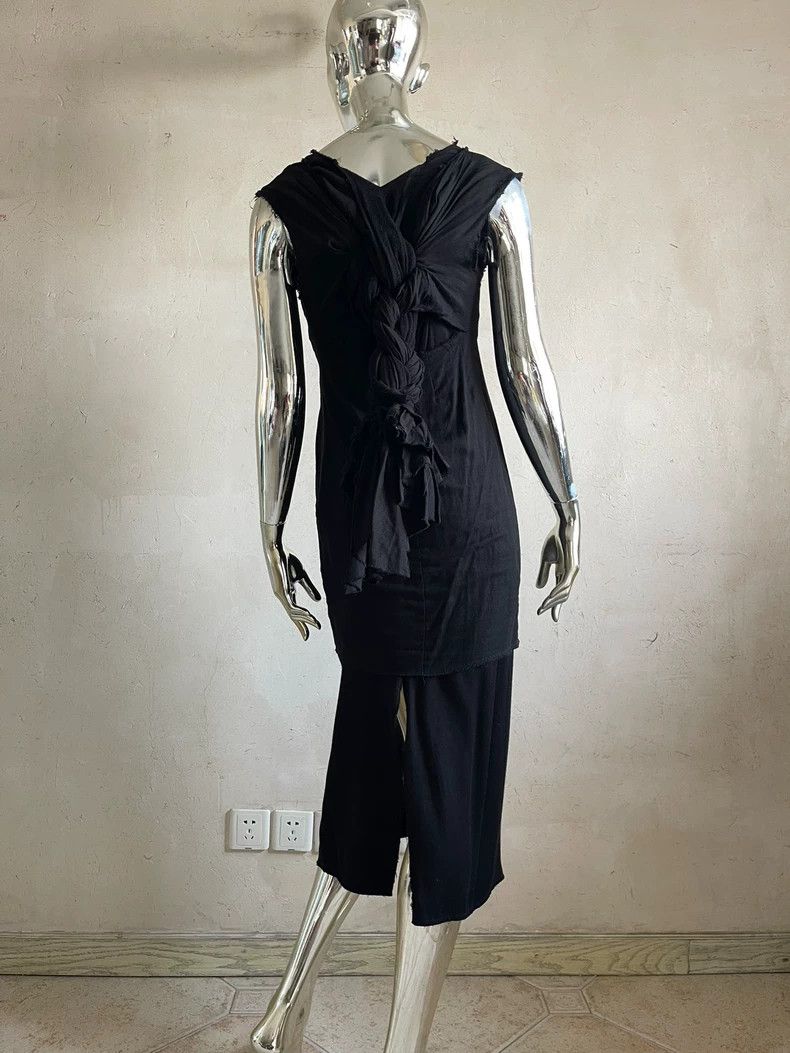 Comme des Garcons Comme des Garcons Black big braid fake two-piece double dr Size S / US 4 / IT 40 - 2 Thumbnail