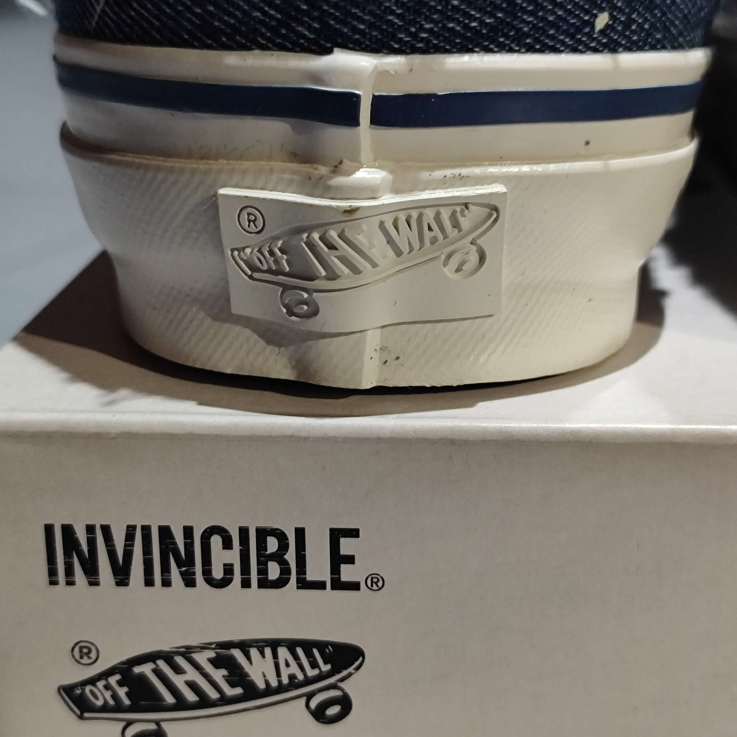 Vans Vans x Invincible LX Old Skool Frayed Denim - Indigo Size US 11 / EU 44 - 6 Thumbnail