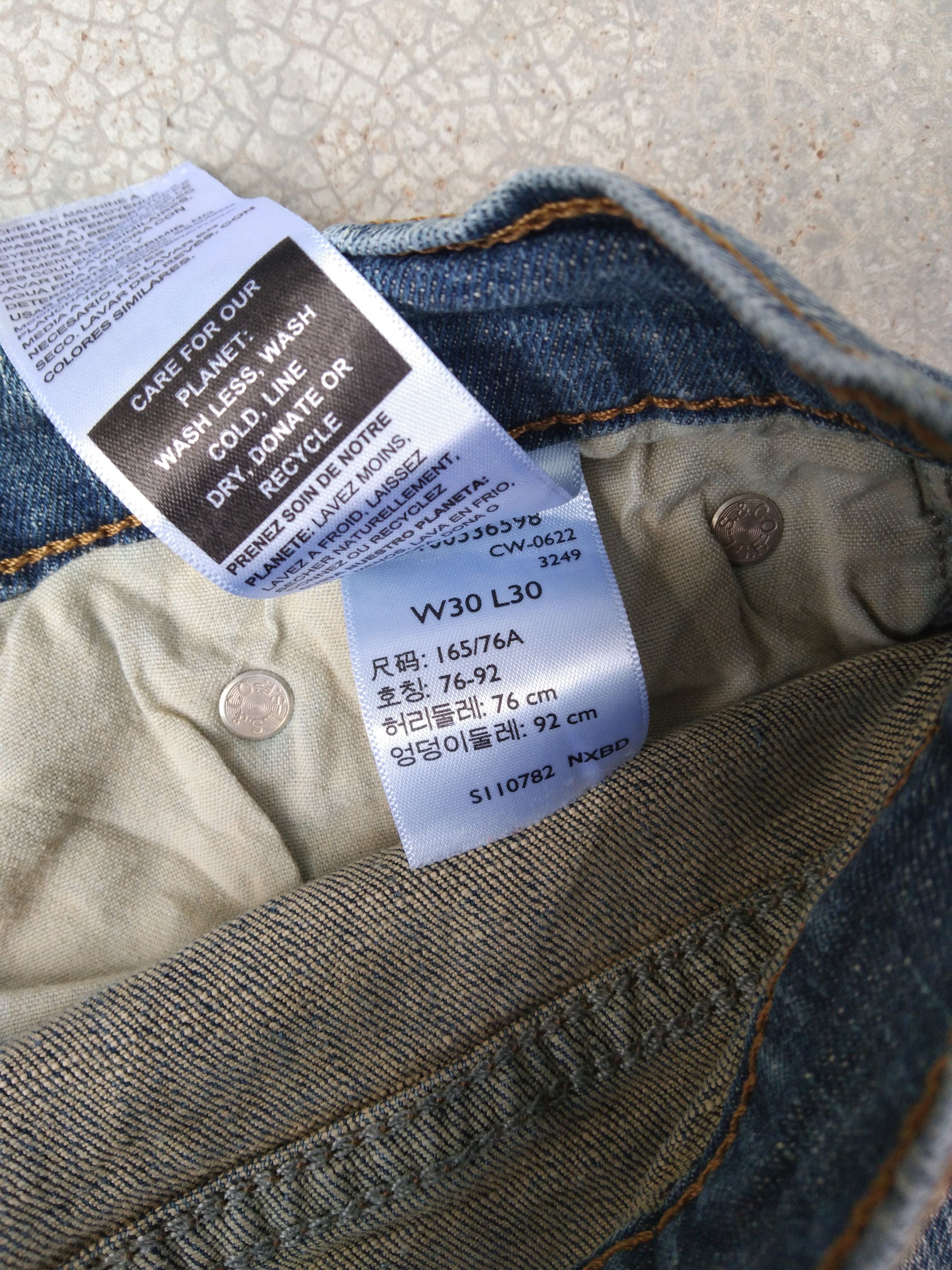 Levi's Denizen From Vintage Levi's 285 Faded Blue Jeans 30x29 Size US 30 / EU 46 - 7 Thumbnail