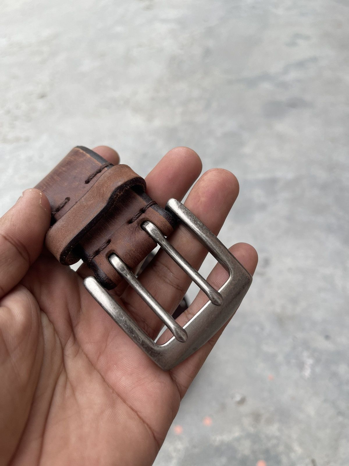 semanticdesign Semantic Design Leather Belt x Roen x In The Attic W35-36 Size 36 - 2 Thumbnail