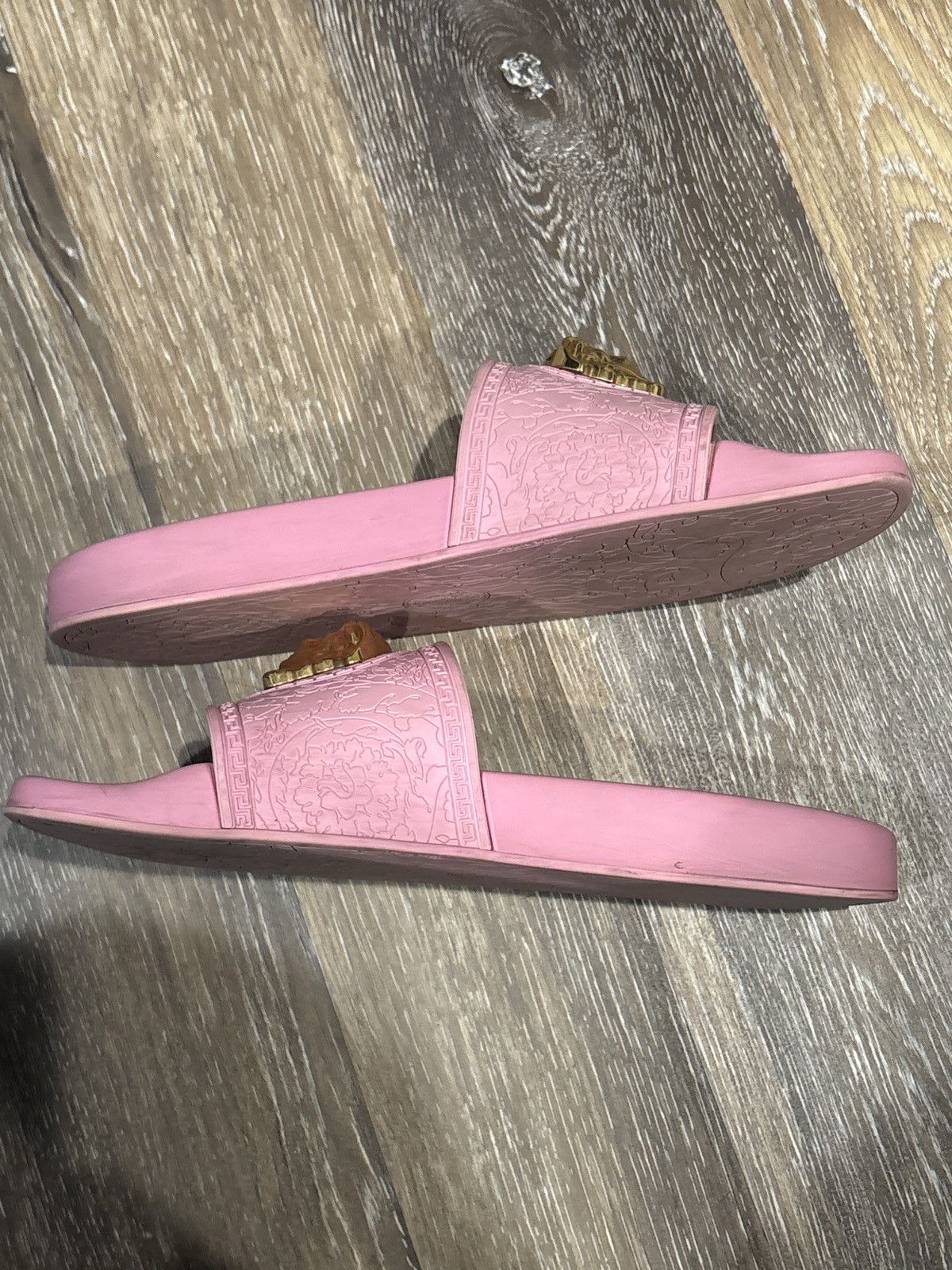 Versace Versace Pink Medusa Slides Size US 9 / IT 39 - 3 Thumbnail