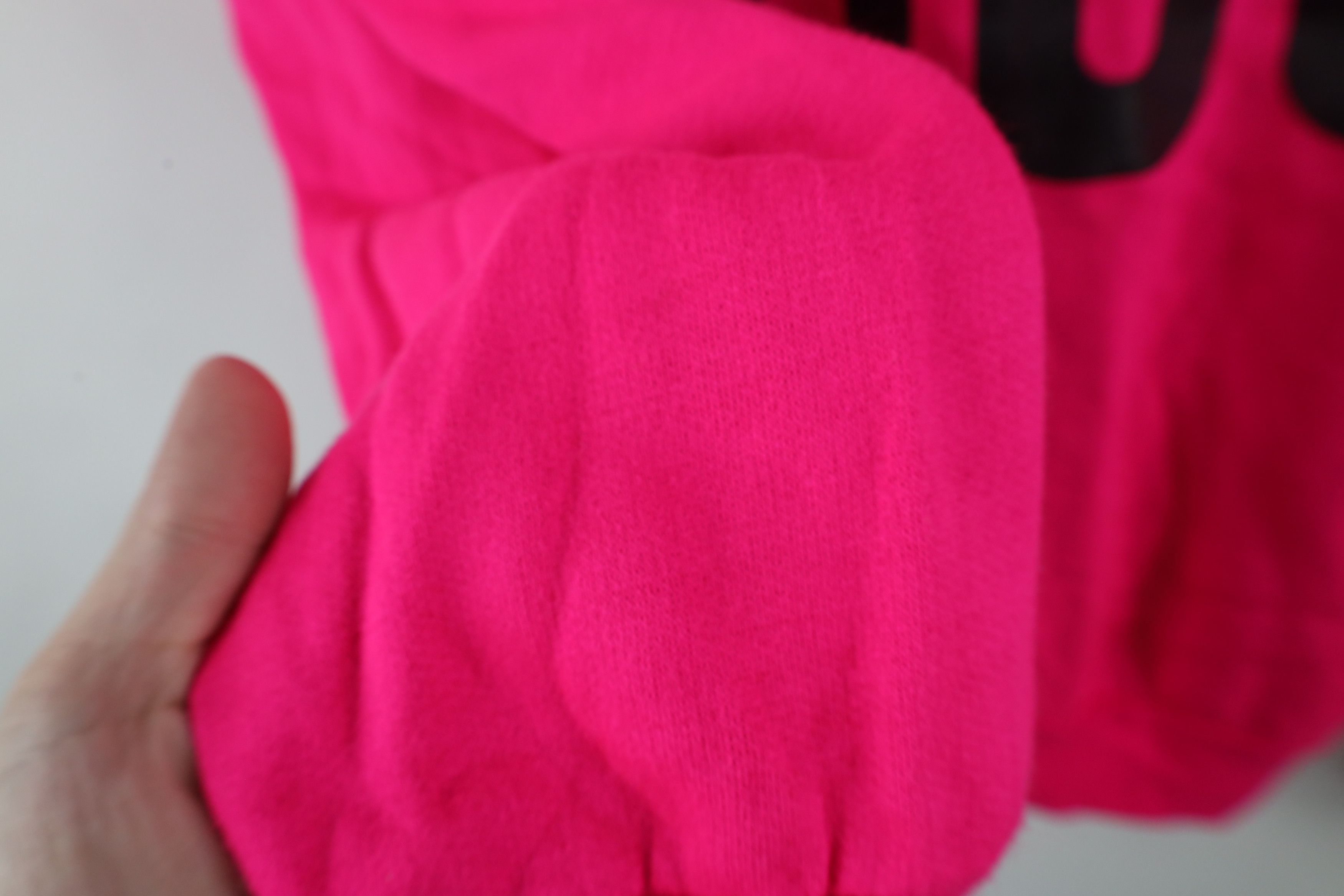 Vintage Vintage 80s Streetwear Block Number Sweatshirt Neon Pink USA Size M / US 6-8 / IT 42-44 - 7 Thumbnail