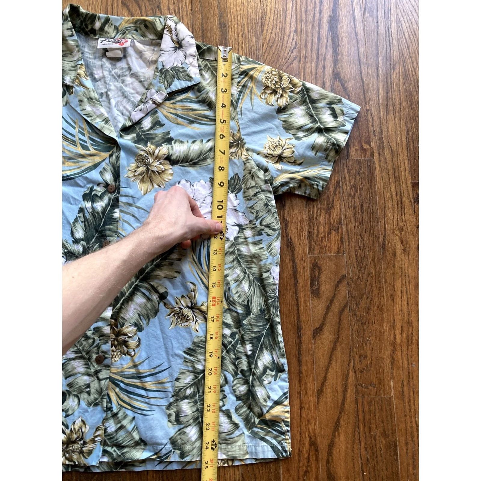 Vintage VINTAGE Kilani Hawaiian Shirt Mens Large Blue Floral Made In Hawaii USA Cotton Size US L / EU 52-54 / 3 - 6 Thumbnail