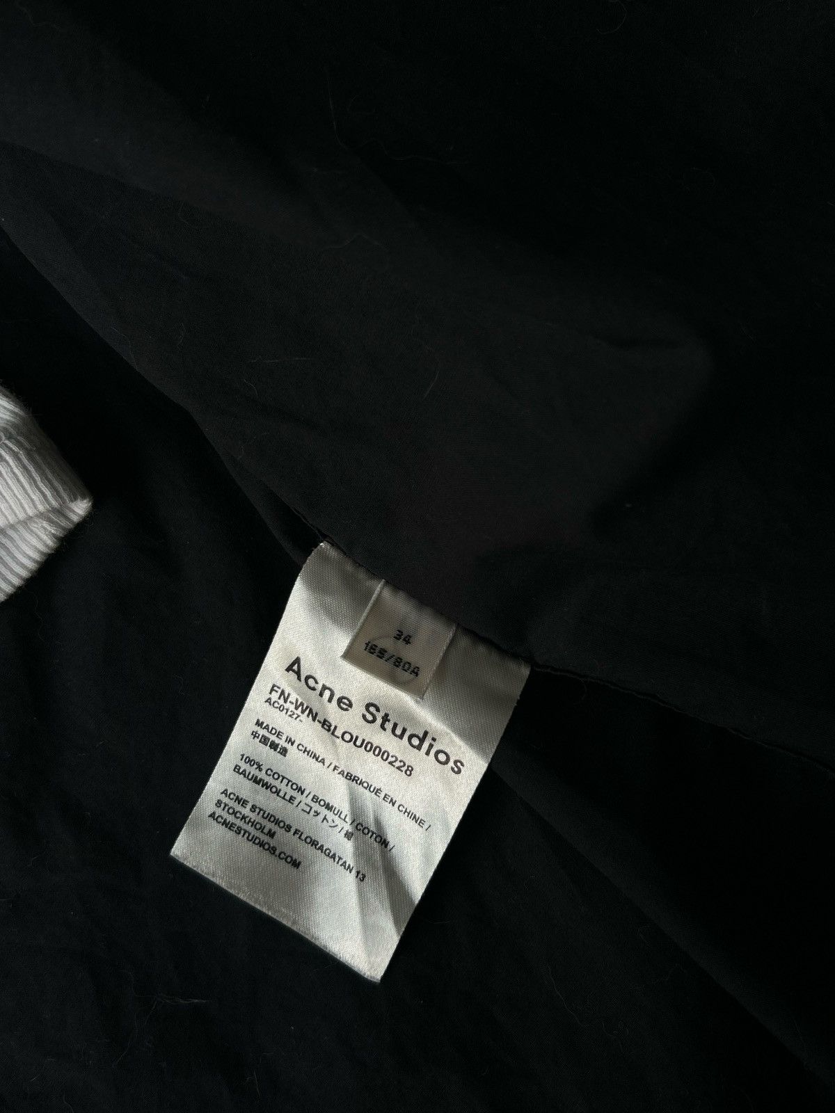 Acne Studios Vintage acne studios Shirt with embroidered logo women small Size S / US 4 / IT 40 - 17 Thumbnail