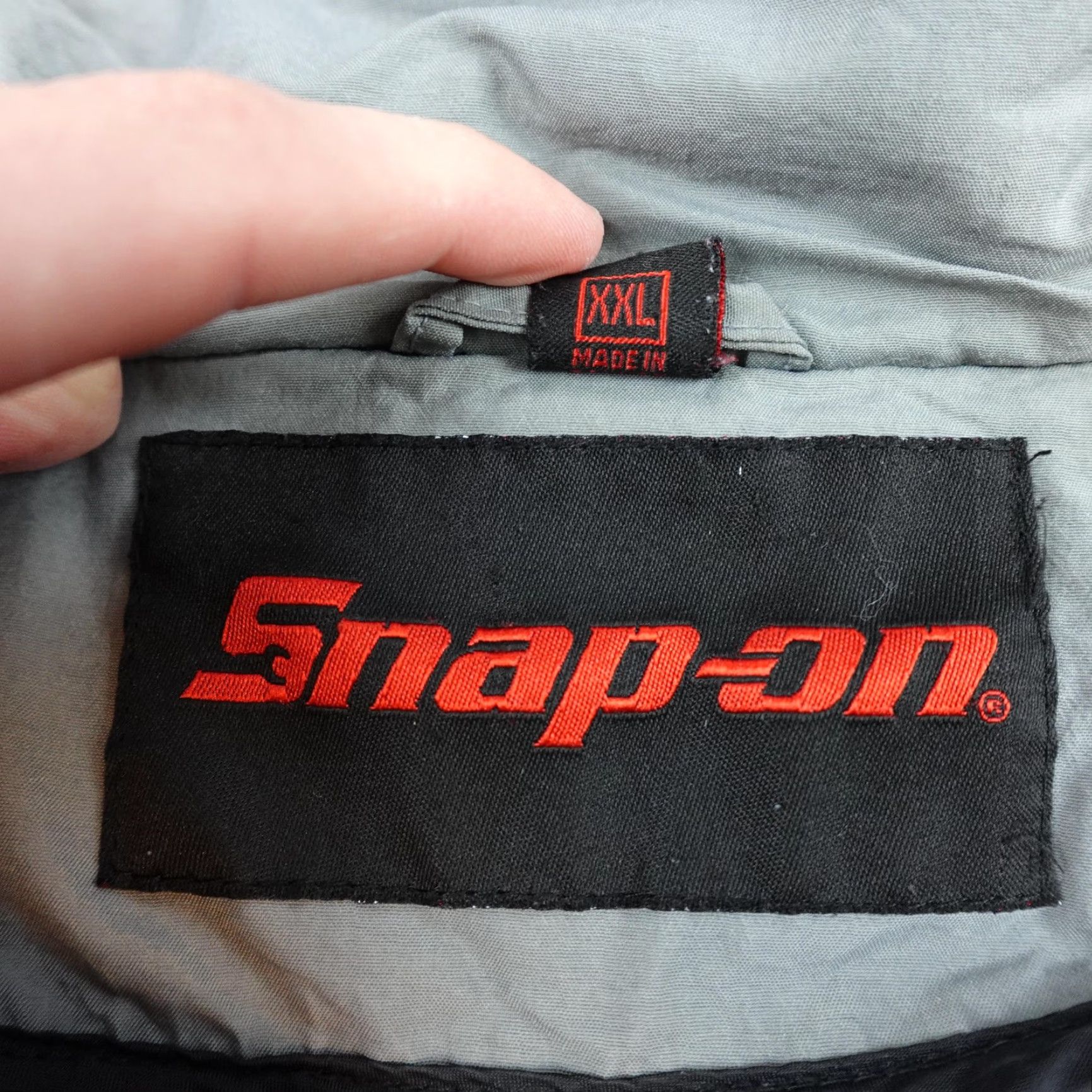 Vintage VINTAGE Snap-on Jacket Mens 2XL Black Nylon Bomber Full Zip Insulated Lined Pockets Size US XXL / EU 58 / 5 - 5 Thumbnail