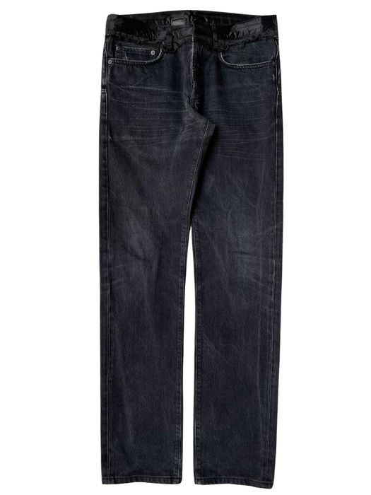 Dior Dior Homme AW06 “these grey days” satin cummerbund jeans | Grailed