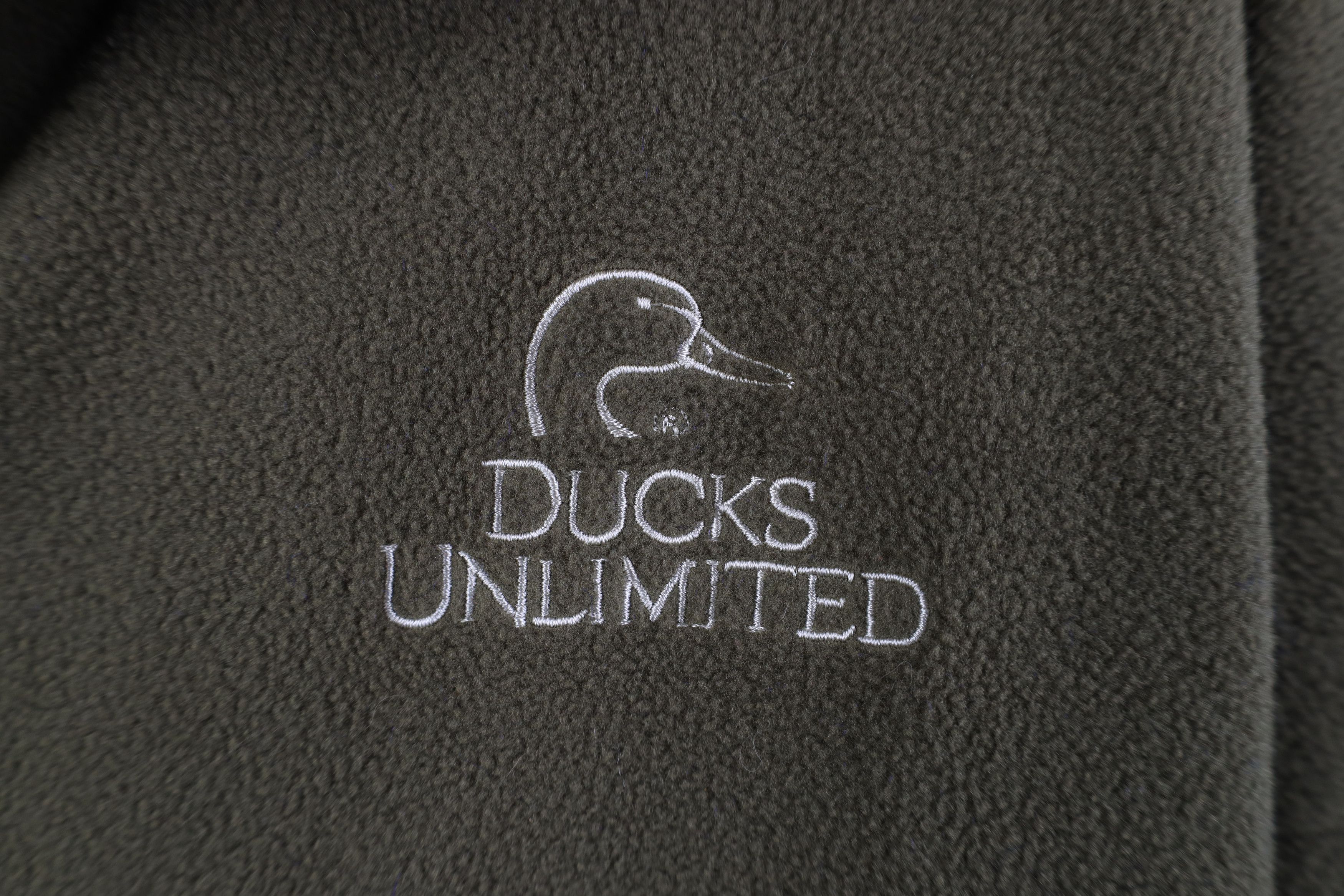 Vintage Vintage Ducks Unlimited Camouflage Full Zip Fleece Jacket Size US XL / EU 56 / 4 - 4 Thumbnail