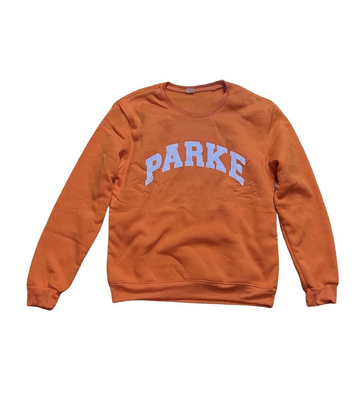 Other PARKE Varsity Crewneck Sweatshirt Orange Oversized Size L / US 10 / IT 46 - 1 Thumbnail