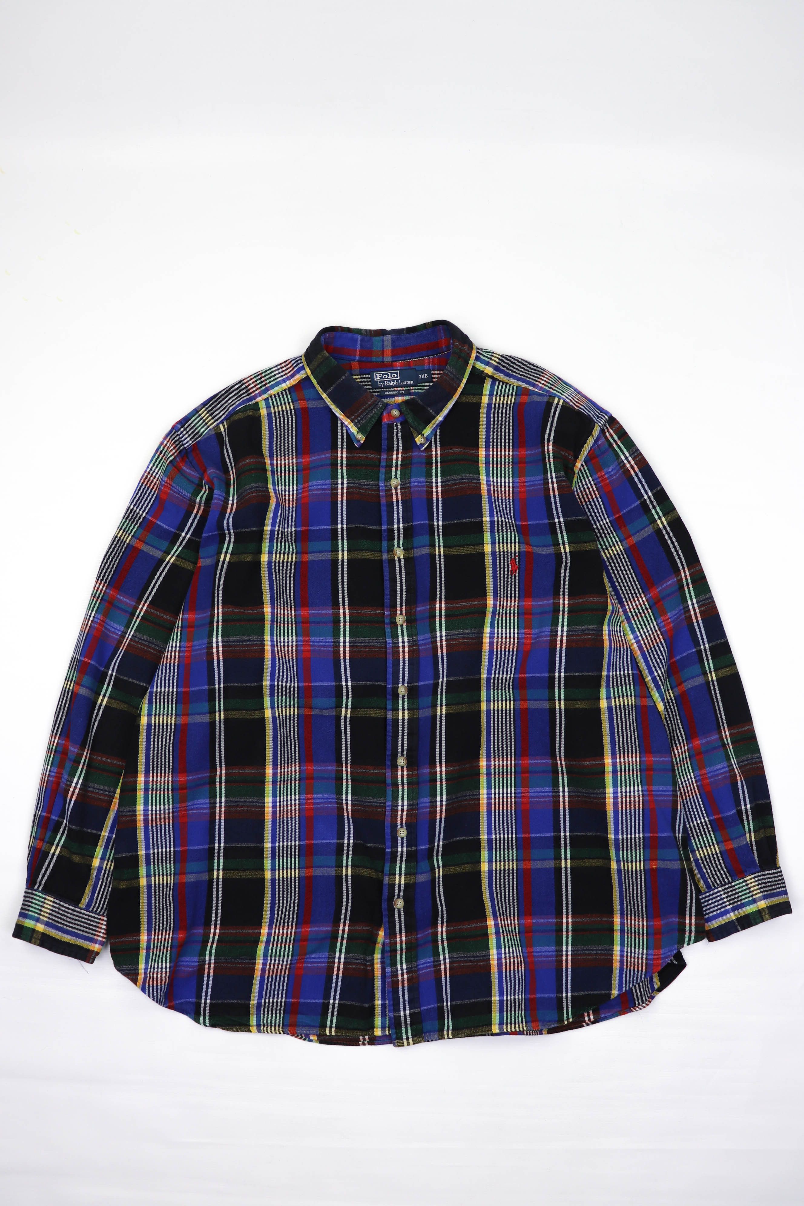 Polo by Ralph Lauren Vintage 90s Plaid Check Flannel Shirt