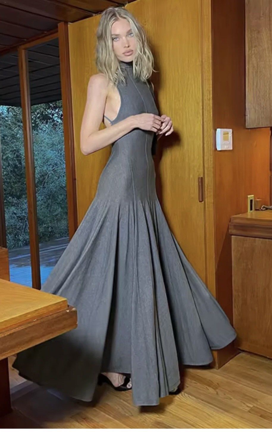 KHAITE Khaite Romee open-back draped merino wool maxi dress Small Size S / US 4 / IT 40 - 11 Thumbnail