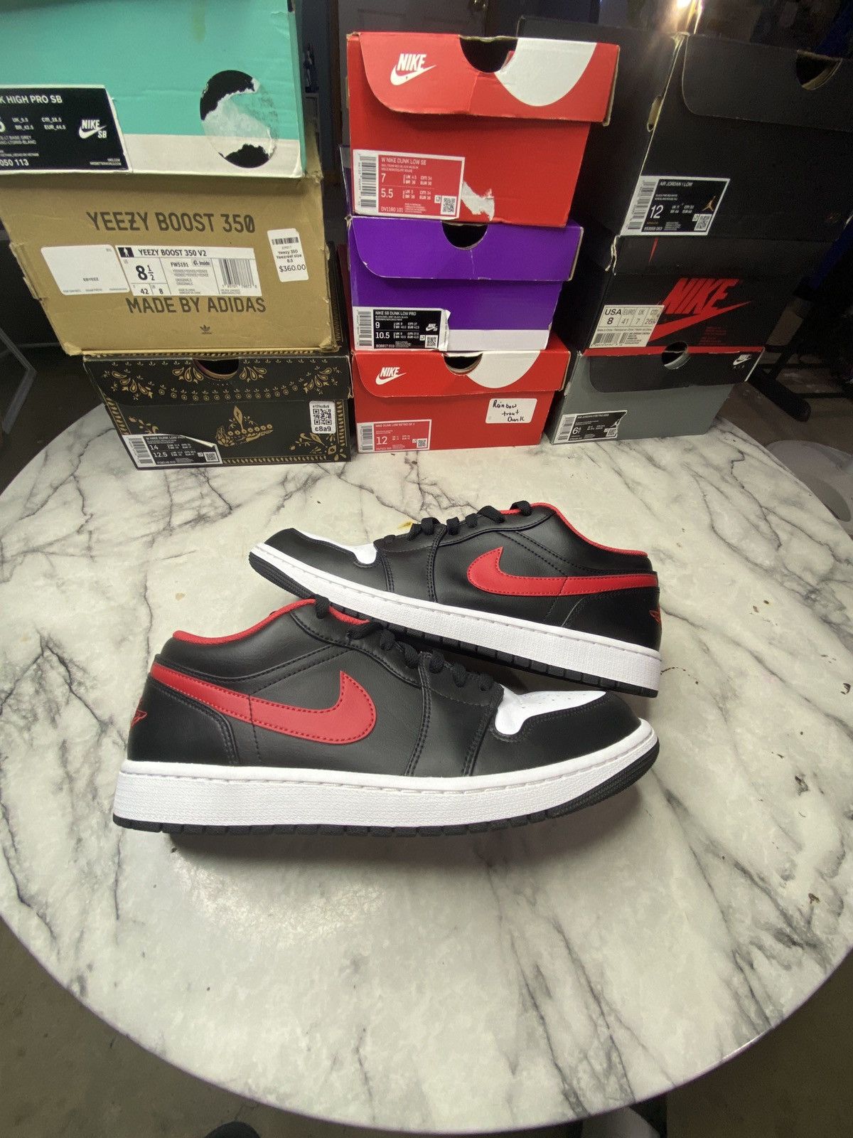 Jordan Brand Jordan 1 low fire red Size US 12 / EU 45 - 1 Thumbnail