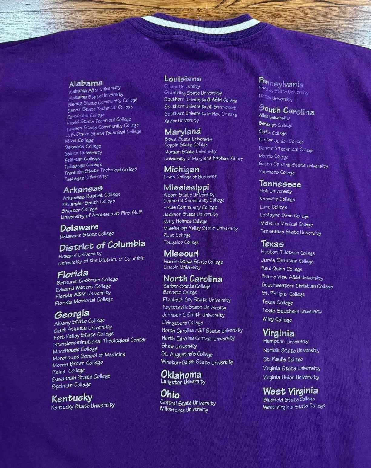 Vintage Vintage University Of African Americans HBCU T Shirt XXL Size US XXL / EU 58 / 5 - 4 Thumbnail