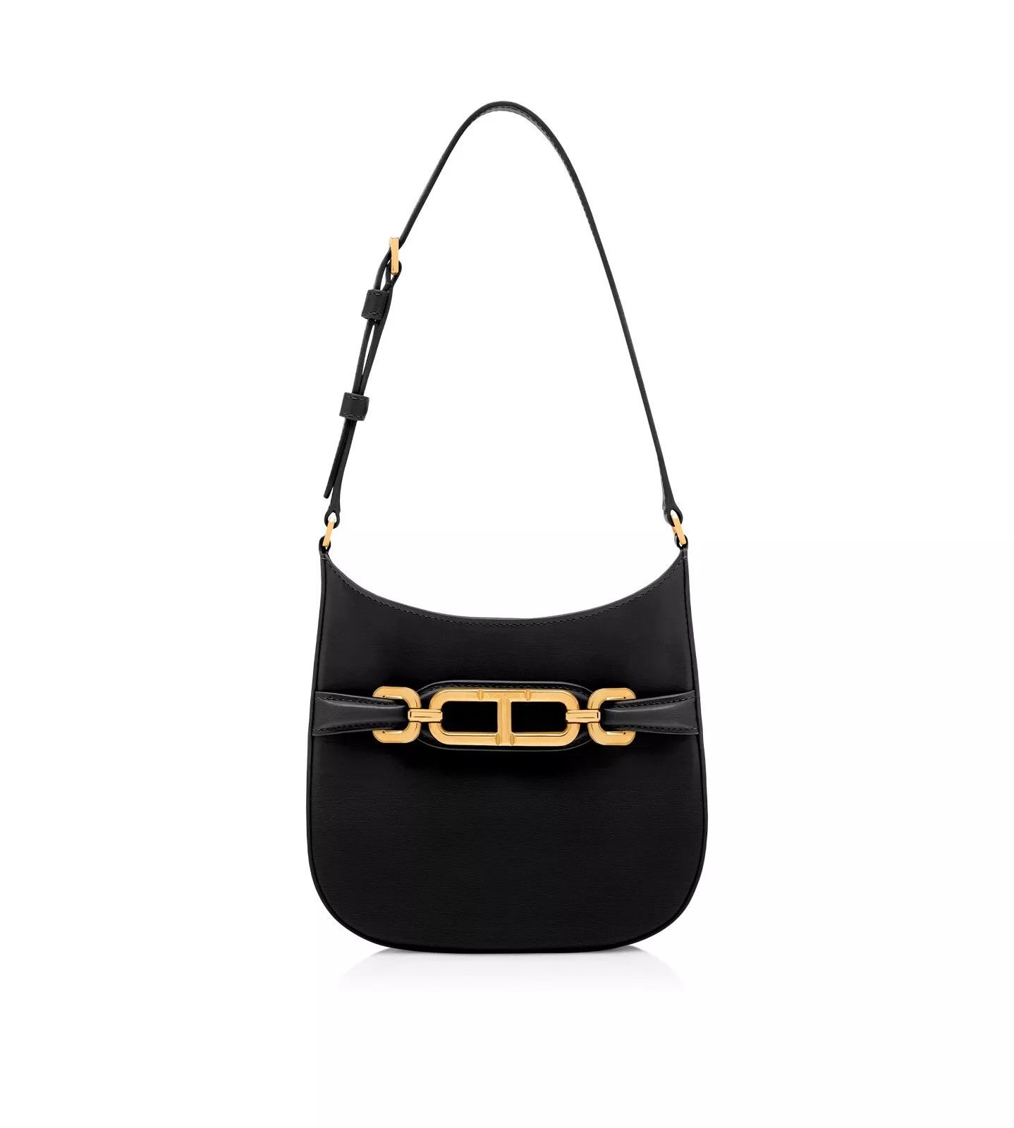 Tom Ford TOM FORD Black Palmellato-Effect Leather Shoulder Bag New Size ONE SIZE - 1 Thumbnail