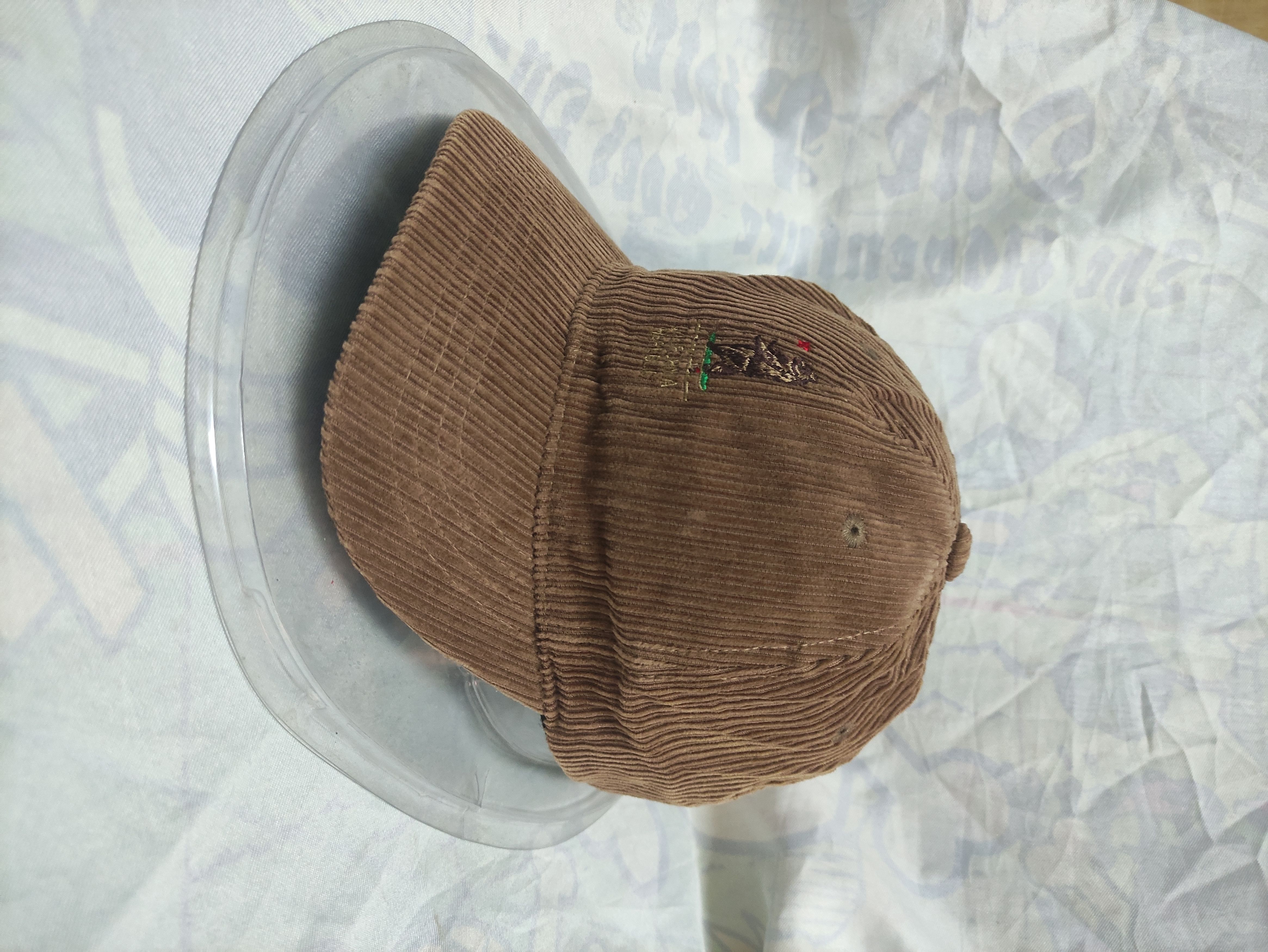image of Well- Tailored Vintage Corduroy Cap Design Bear Skate, Men's