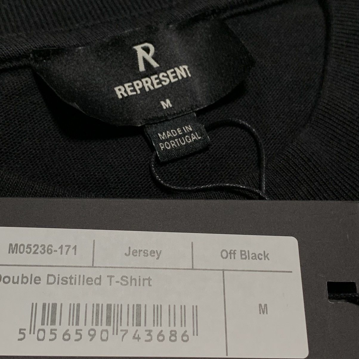 Represent Clo. Represent Medium Double Distilled Off Black Tee Size US M / EU 48-50 / 2 - 6 Thumbnail