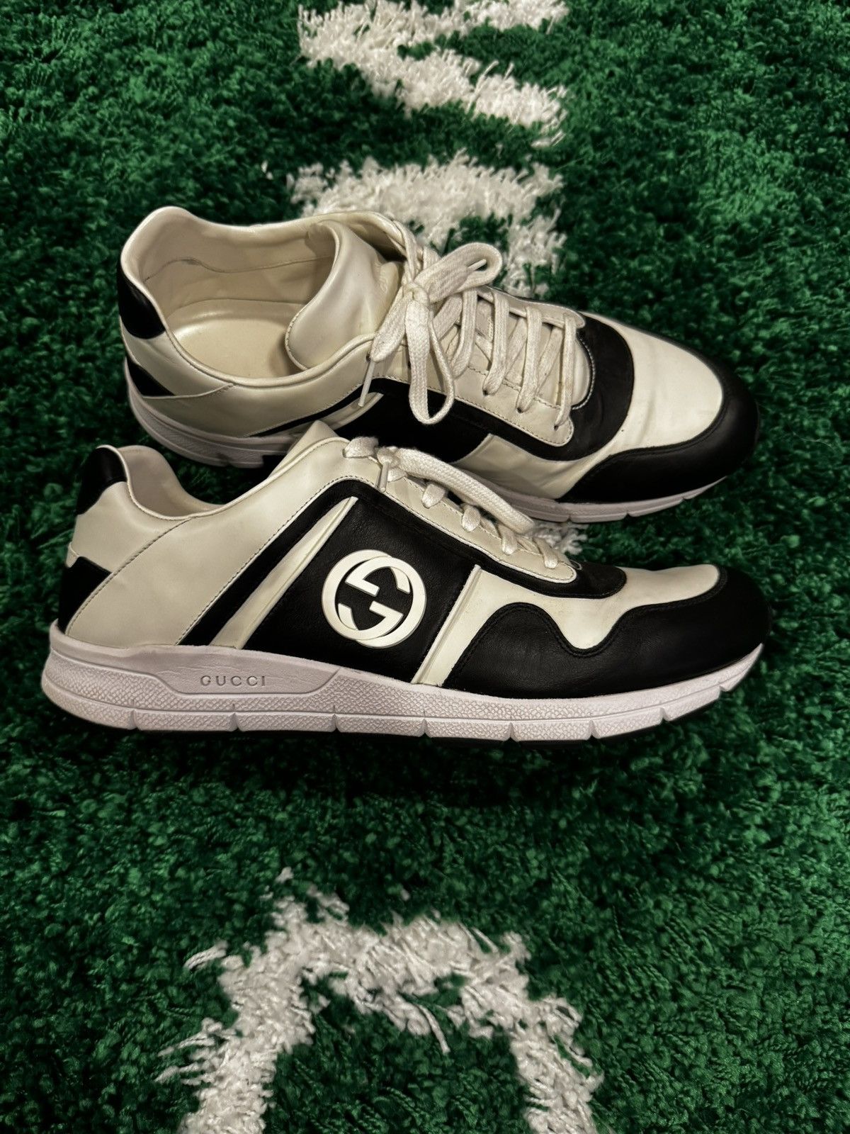 Gucci Gucci GG low top sneaker Size US 12 / EU 45 - 1 Thumbnail