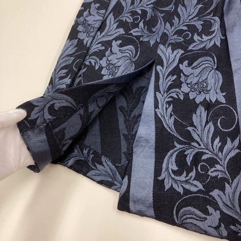 Comme des Garcons Comme Des Garcons Half skirt with blue retro pattern desig Size S / US 4 / IT 40 - 9 Thumbnail