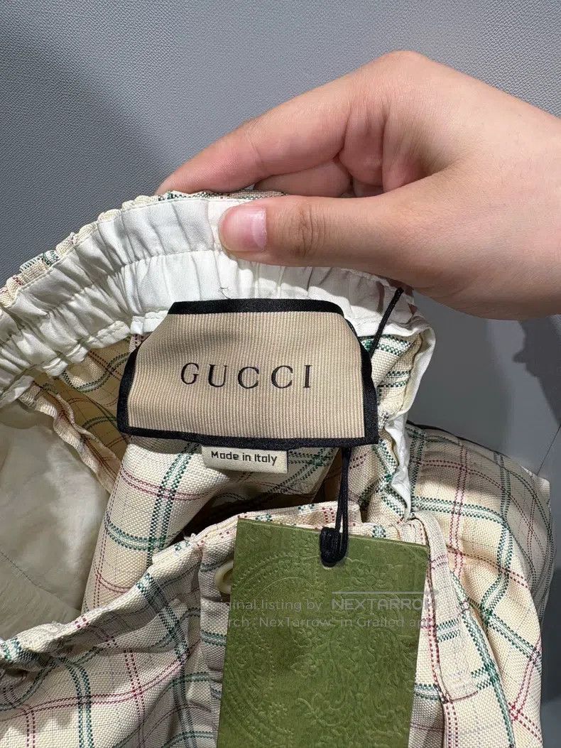 Gucci Gucci FW23 Koala Pattern Patched Plaid Cotton Casual Short Size US 30 / EU 46 - 4 Thumbnail
