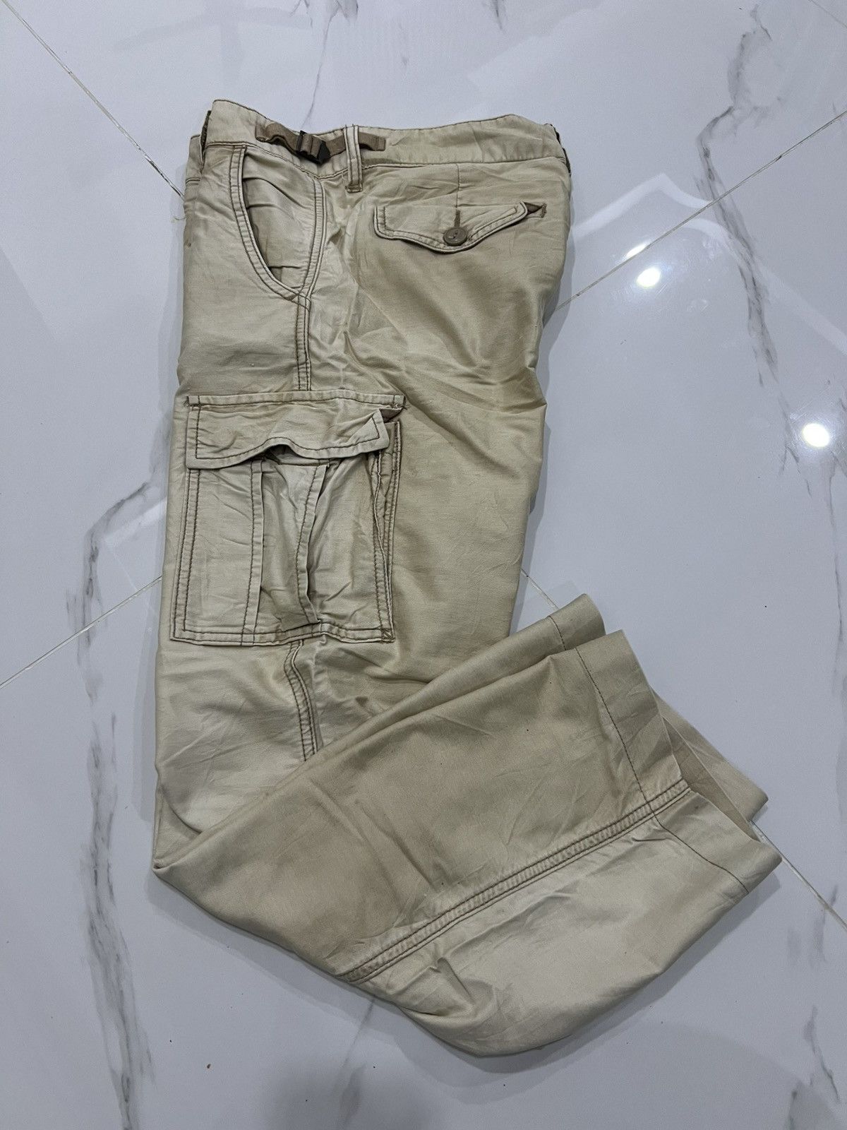 Japanese Brand HoneysuckleRose Multipocket StraightCut Tactical Cargo Pants Size US 29 - 5 Thumbnail