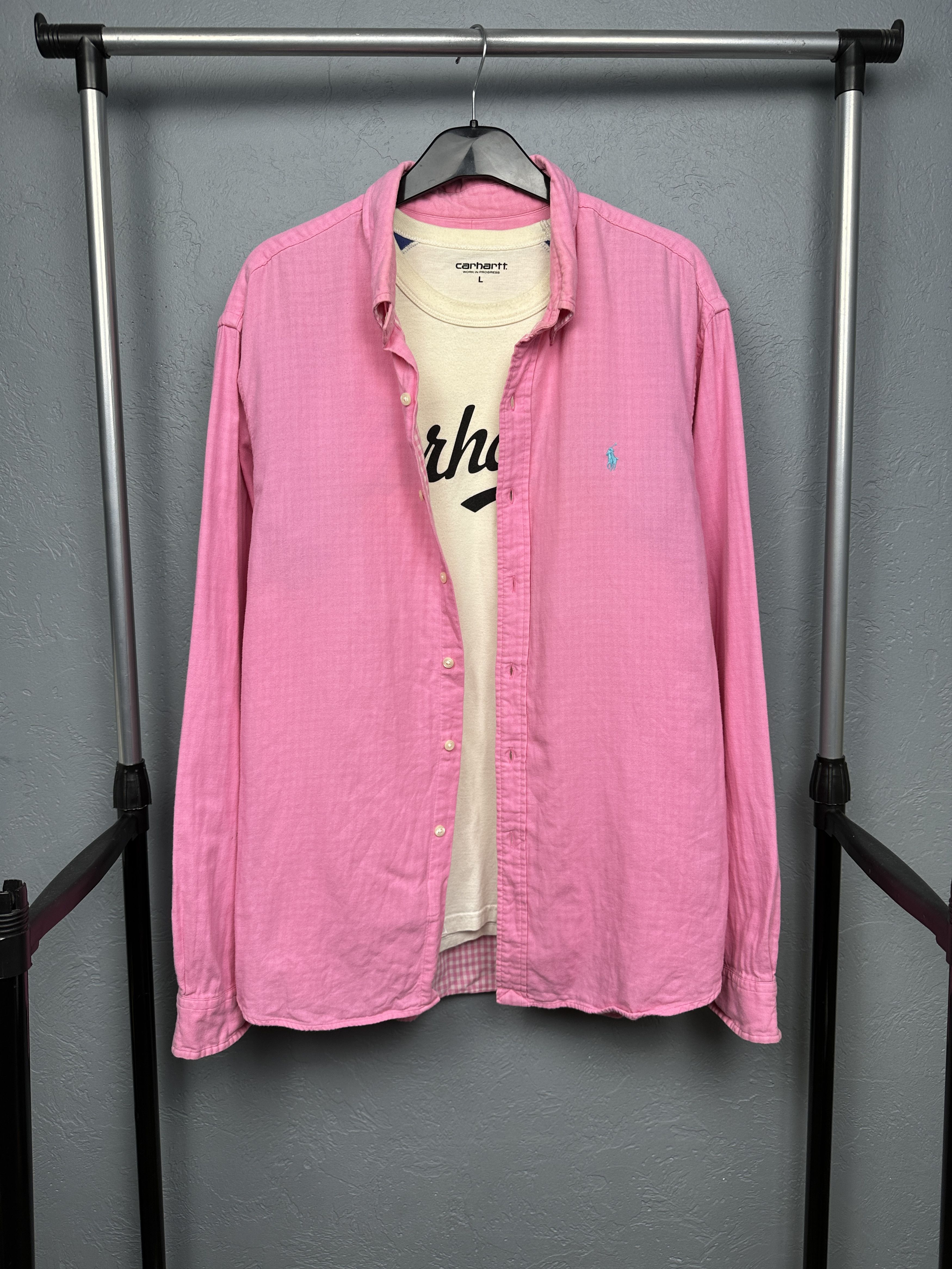 Polo Ralph Lauren Polo Ralph Lauren Long Sleeve Two-Layer Flannel Shirt Size US XXL / EU 58 / 5 - 1 Thumbnail