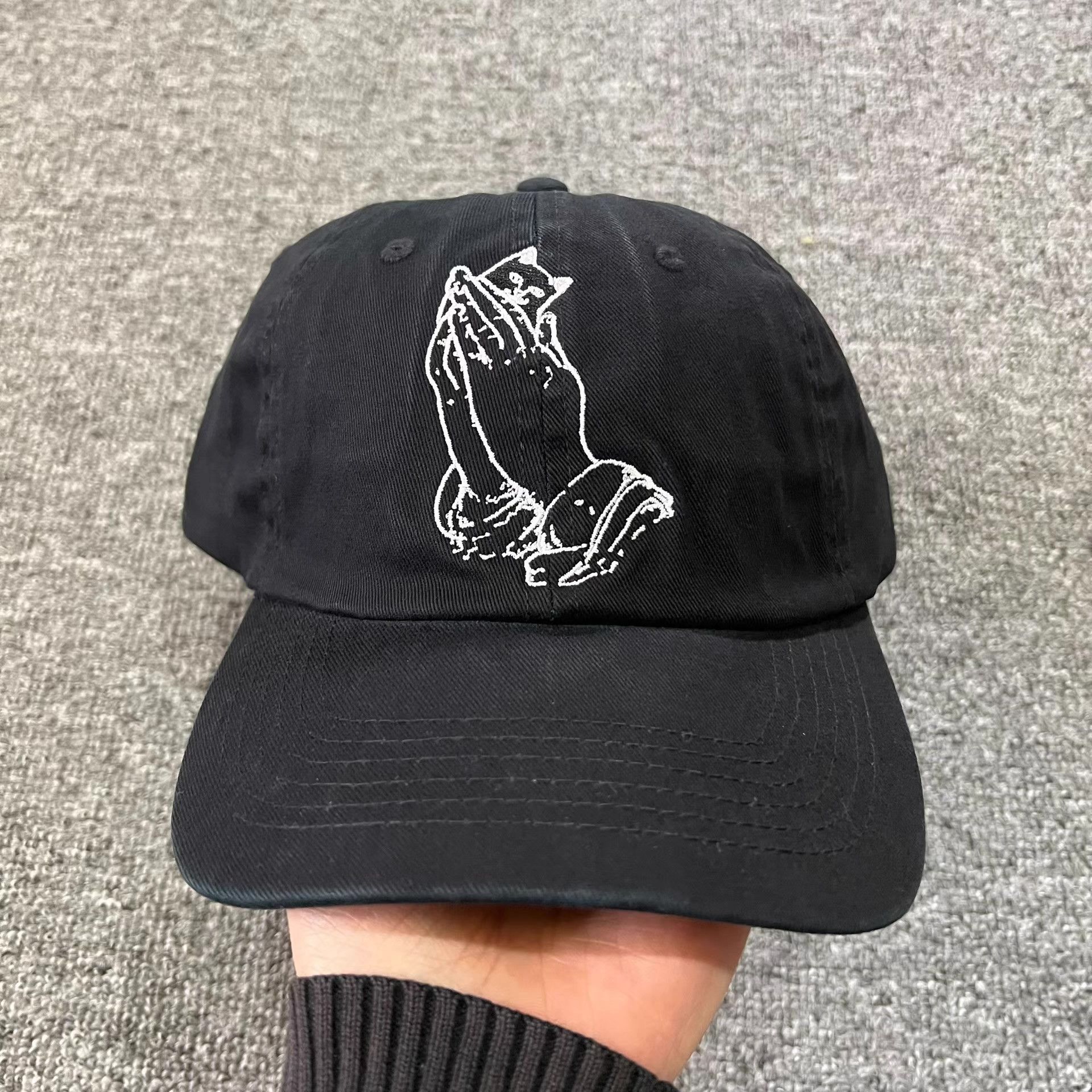 RIPNDIP Ripndip embroidered cat curved brim baseball cap Q7 Size ONE SIZE - 1 Thumbnail